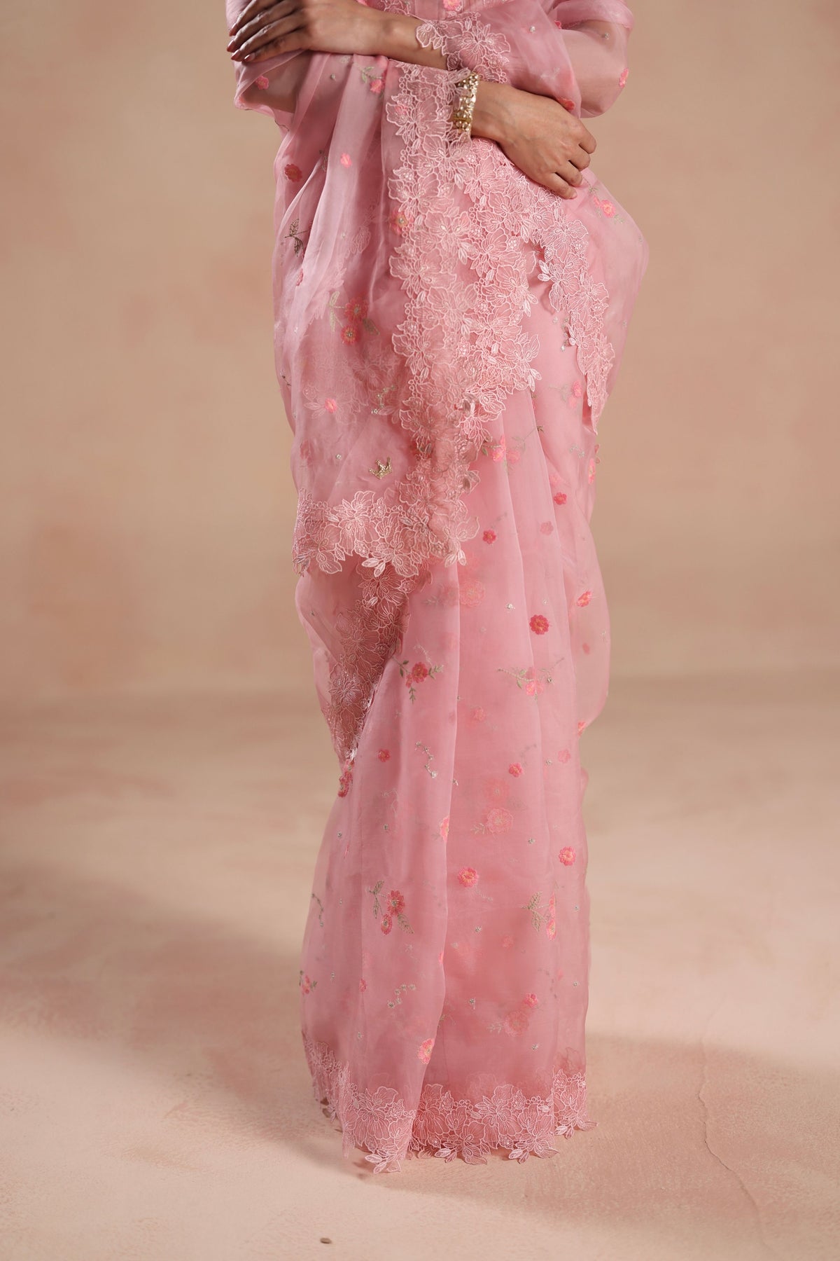 Shiloh Pink Saree