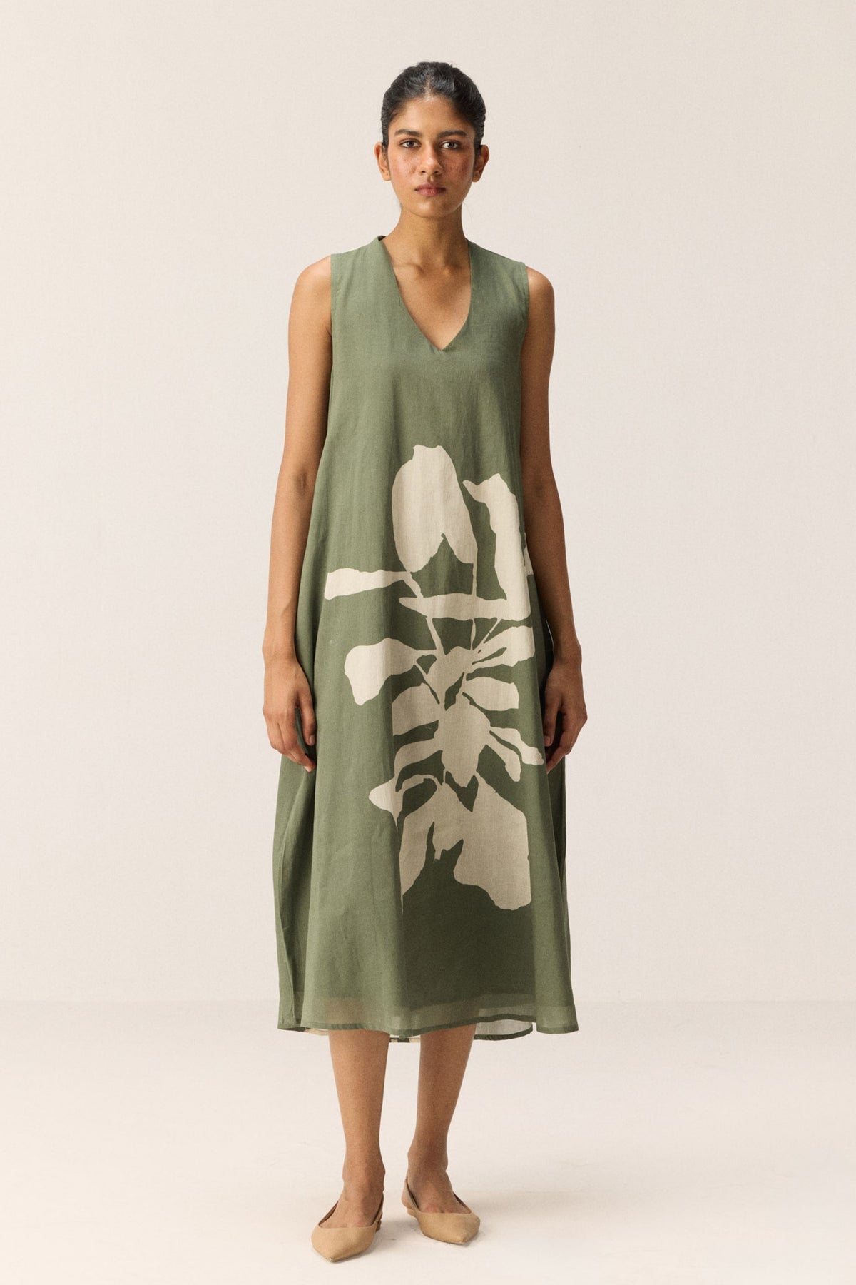 Faded Herb Dress