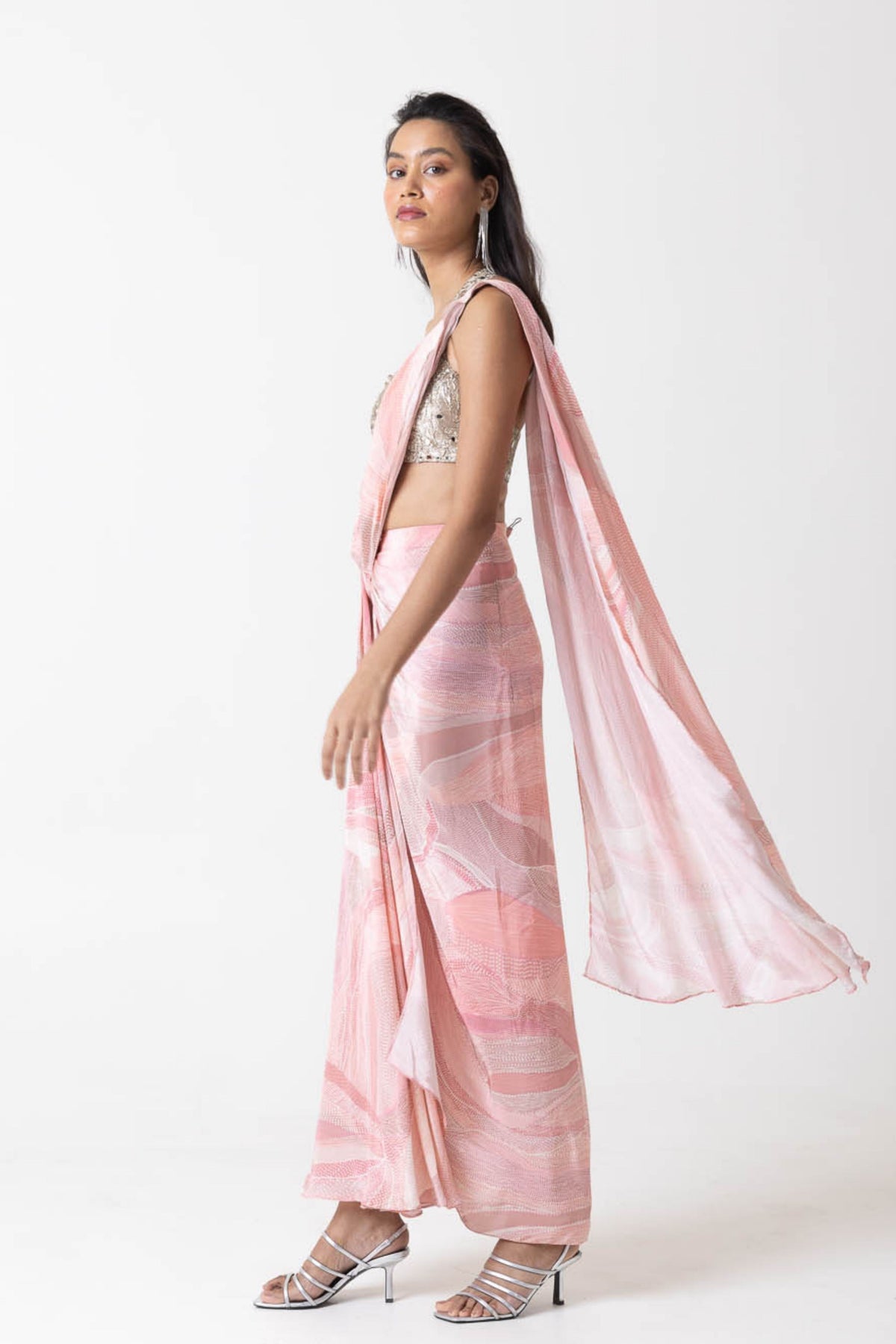 Kaya Drape Saree Set