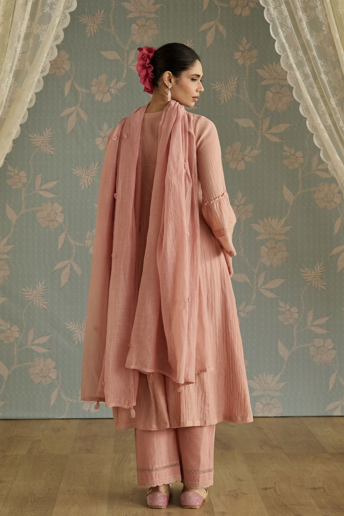 Pink Sairah Tunic Set