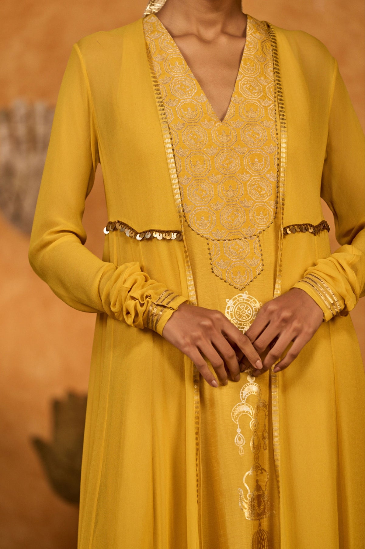 Spiced Ochre Jacket Set
