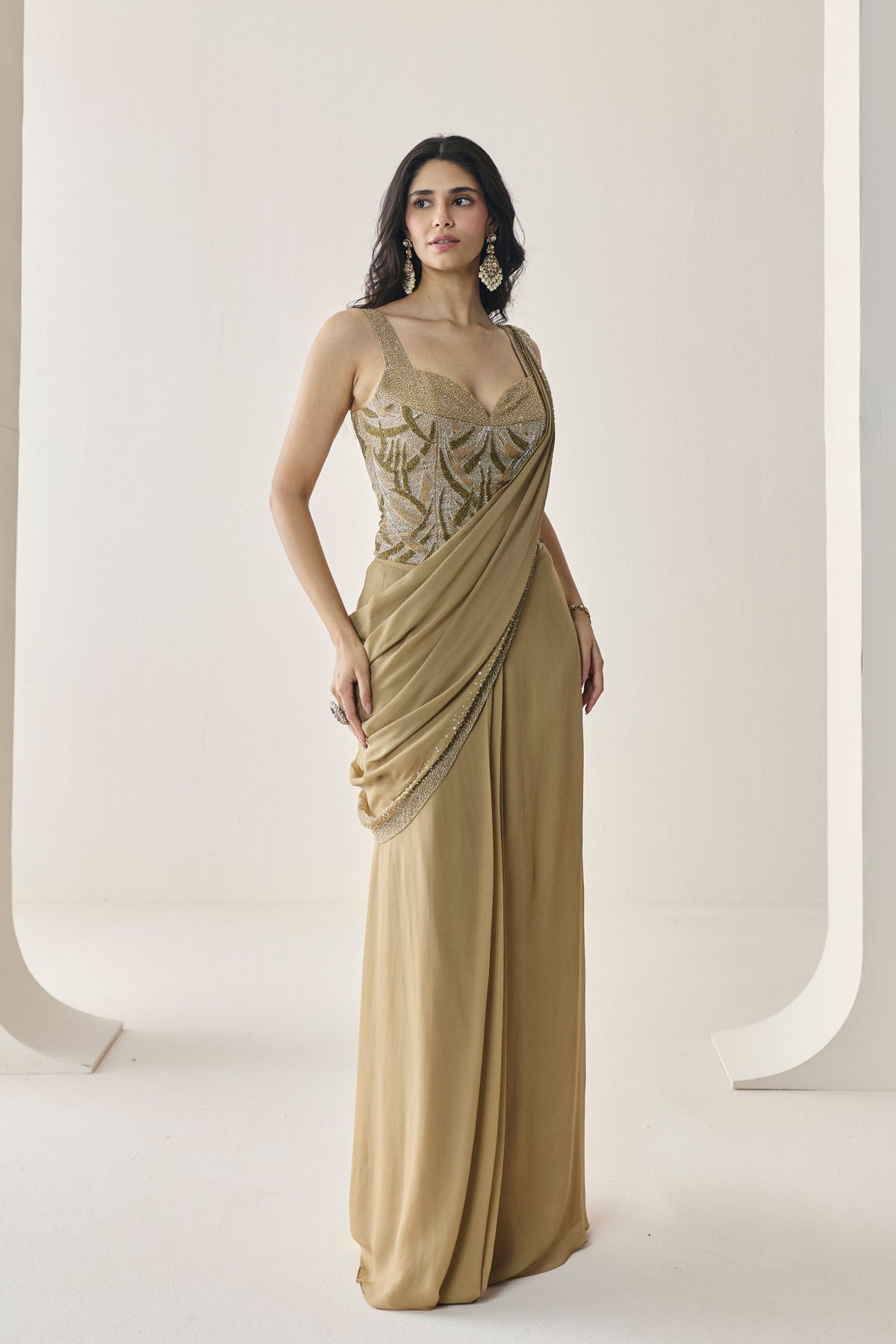 Bernadette Corset Pre Stitched Saree