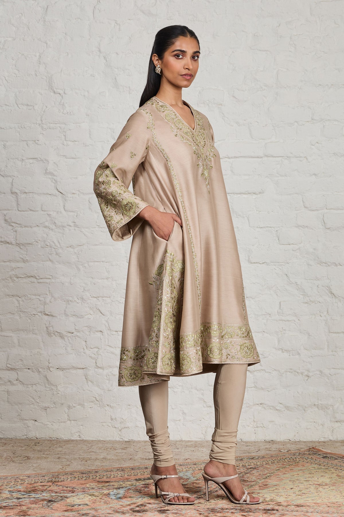Valerie Beige Kurta Set