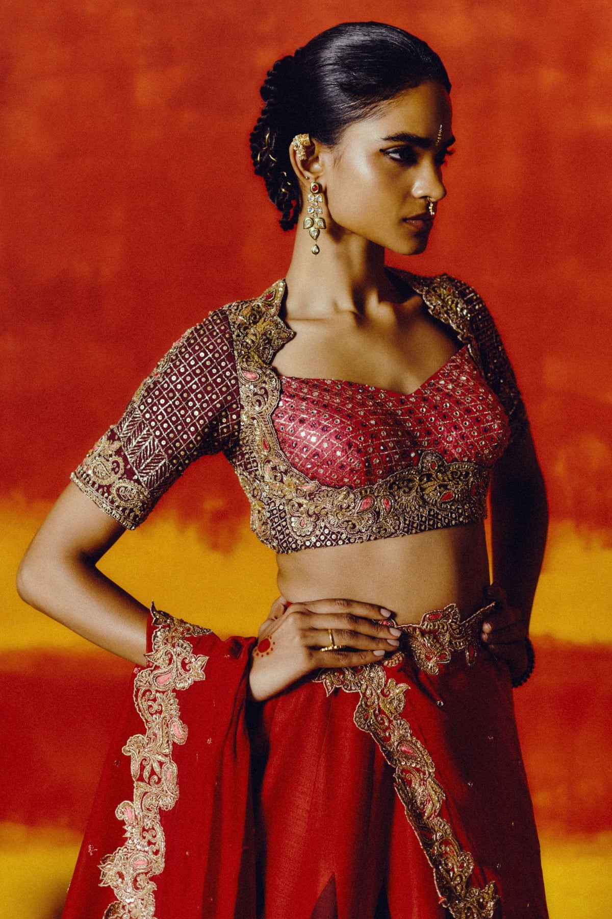 Aruna Rekha Lehenga Set