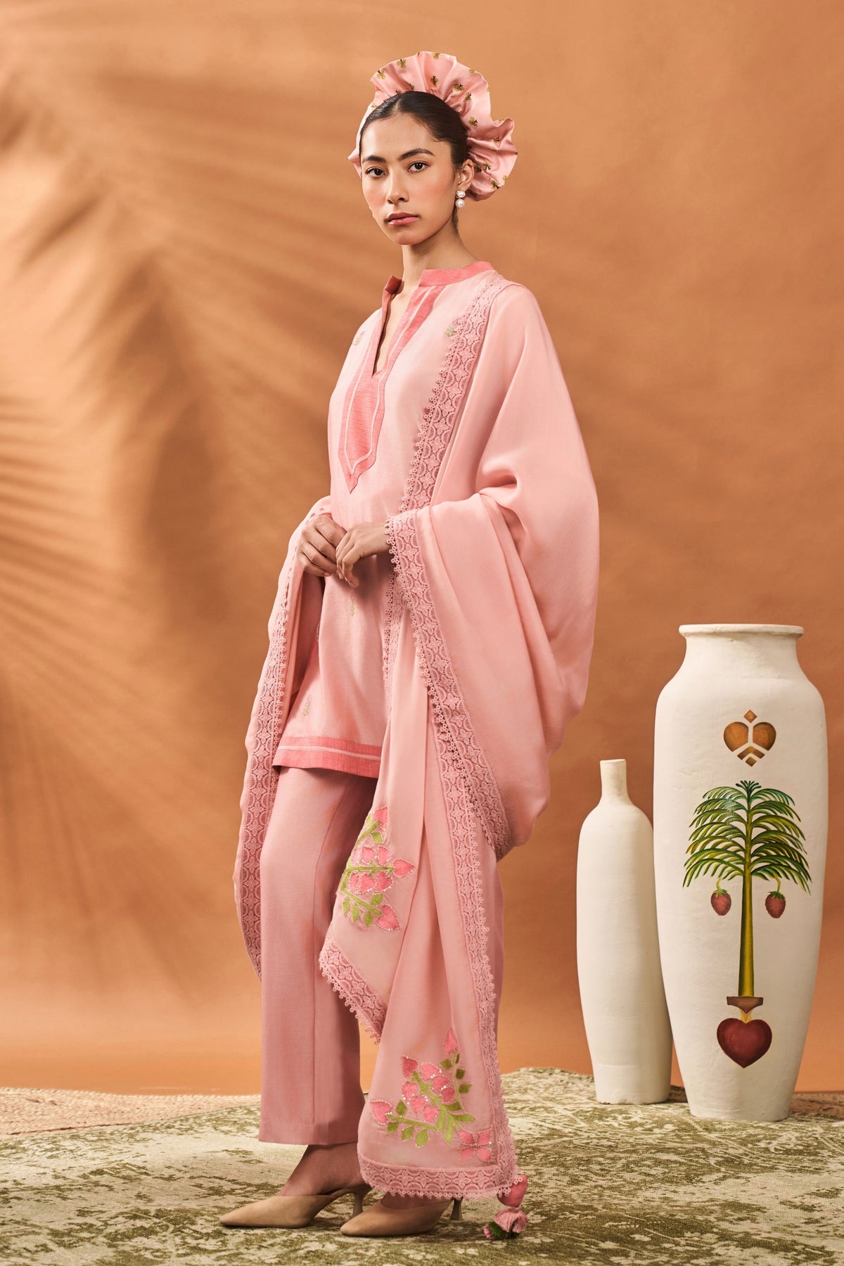 Pink Meadow Moves Kurta Set