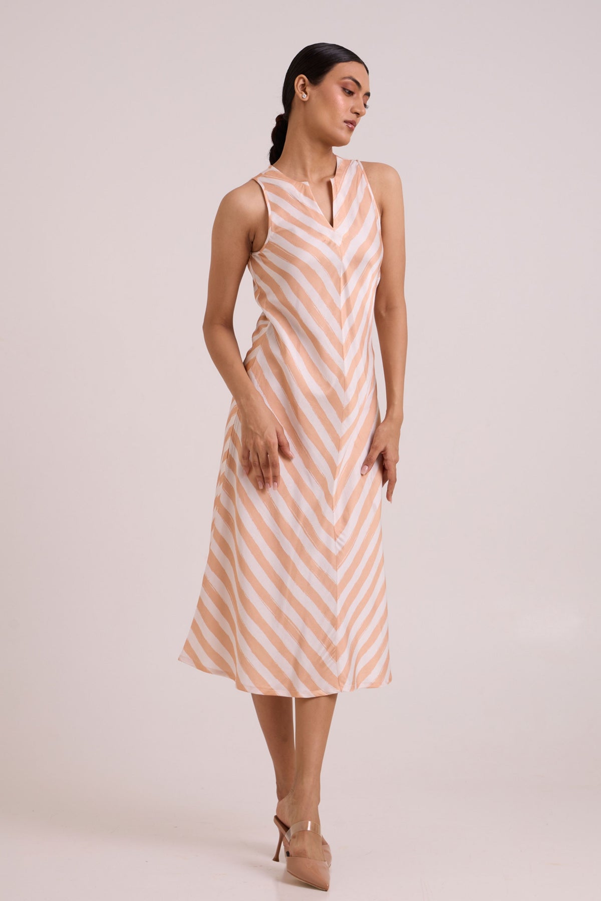 Neo Almond Slip Dress