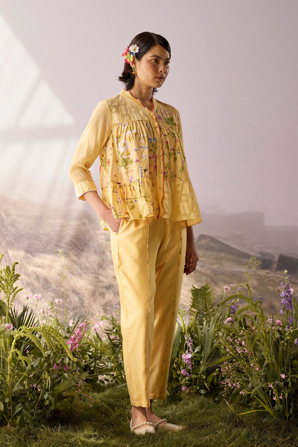 Sunray Tiered Top
