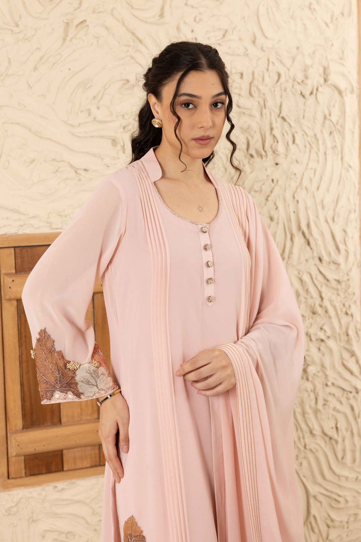 Anika Rose Pink Palazzo Set