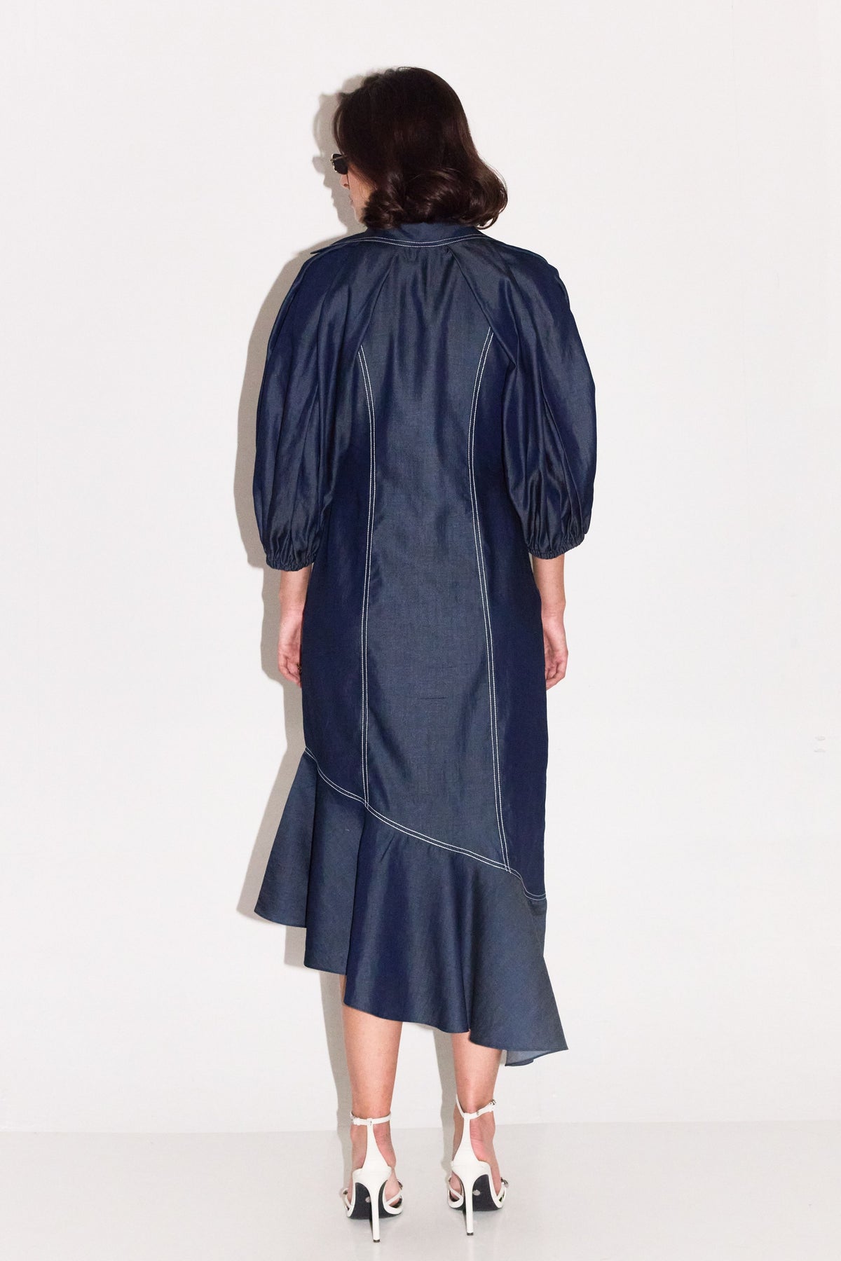Azalea Lantern Sleeve Dress