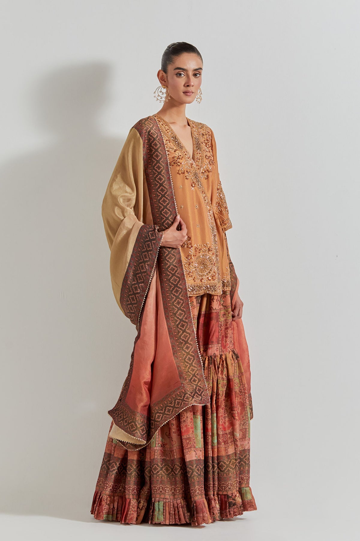 Spicy Glam Tissue Kurta Set