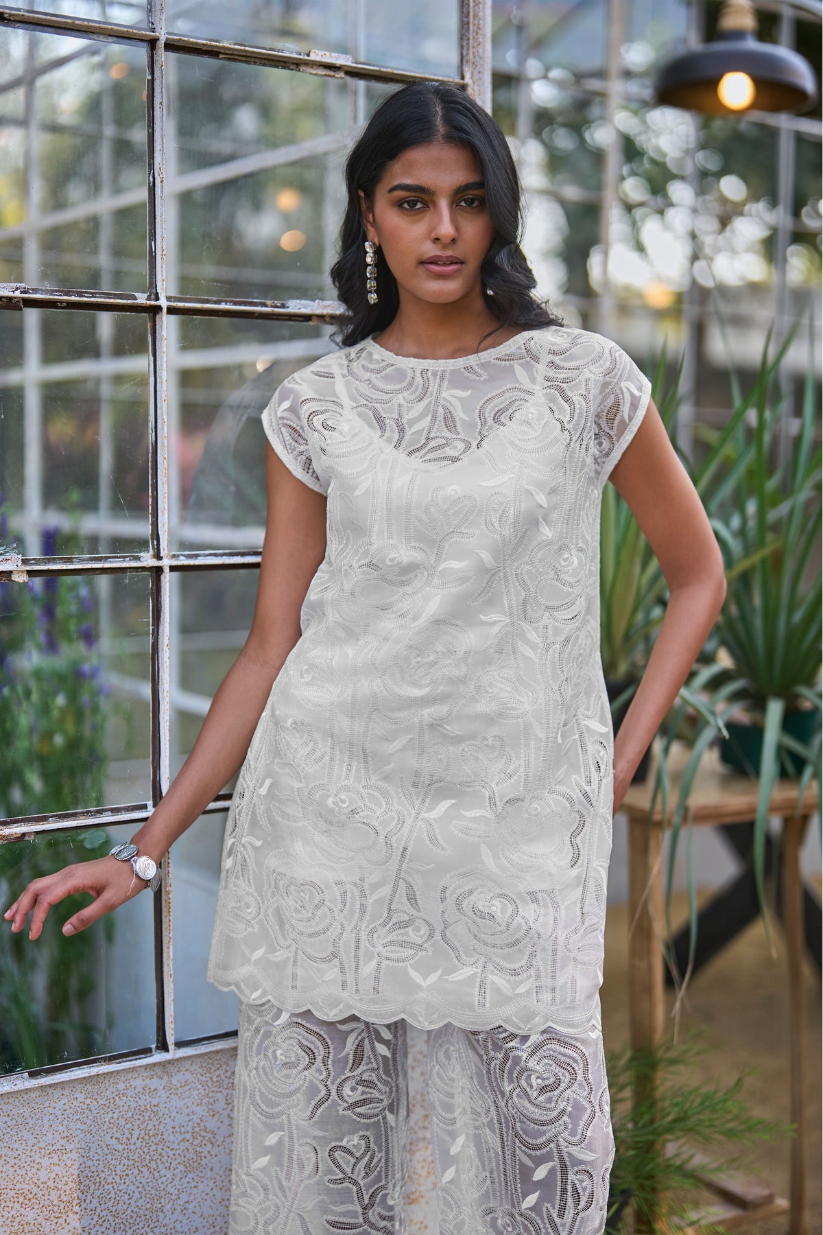 Ivory Lace Tunic