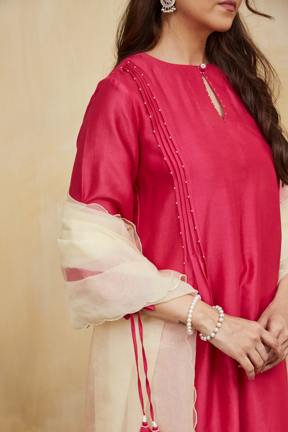 Chanderi Aisha Kurta Set