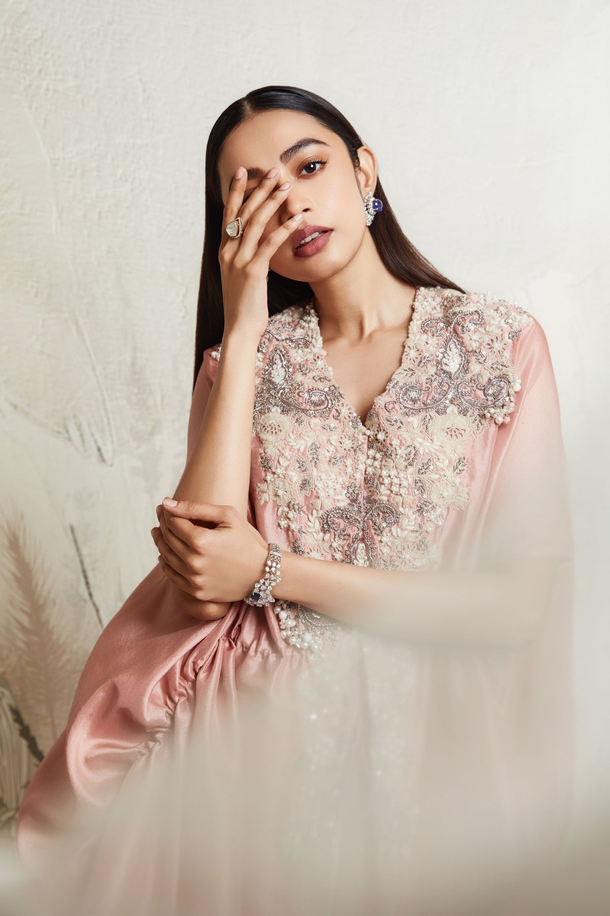 Resham Maal Pulldori Kaftan Set