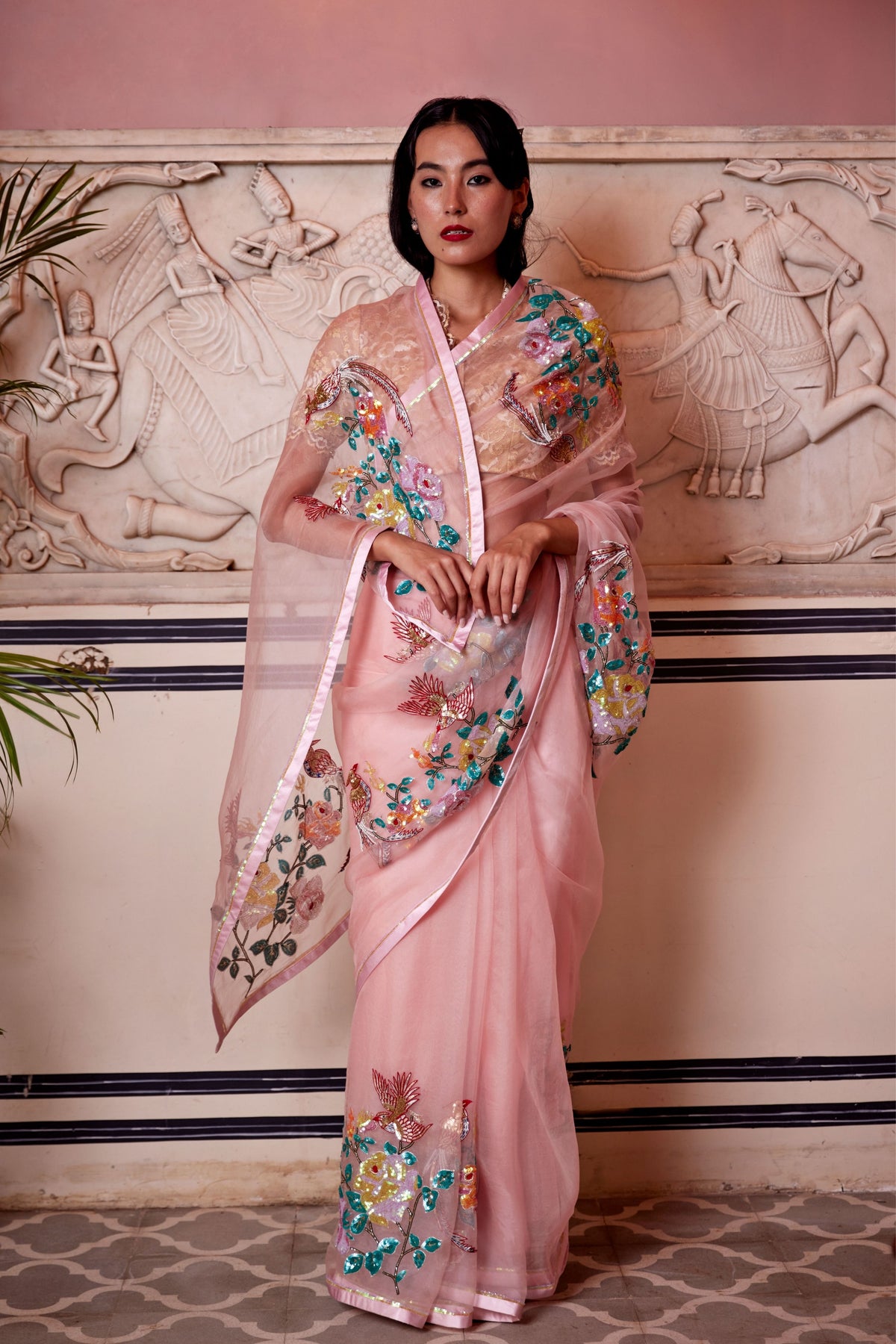 Lalitya Blush Pink Saree