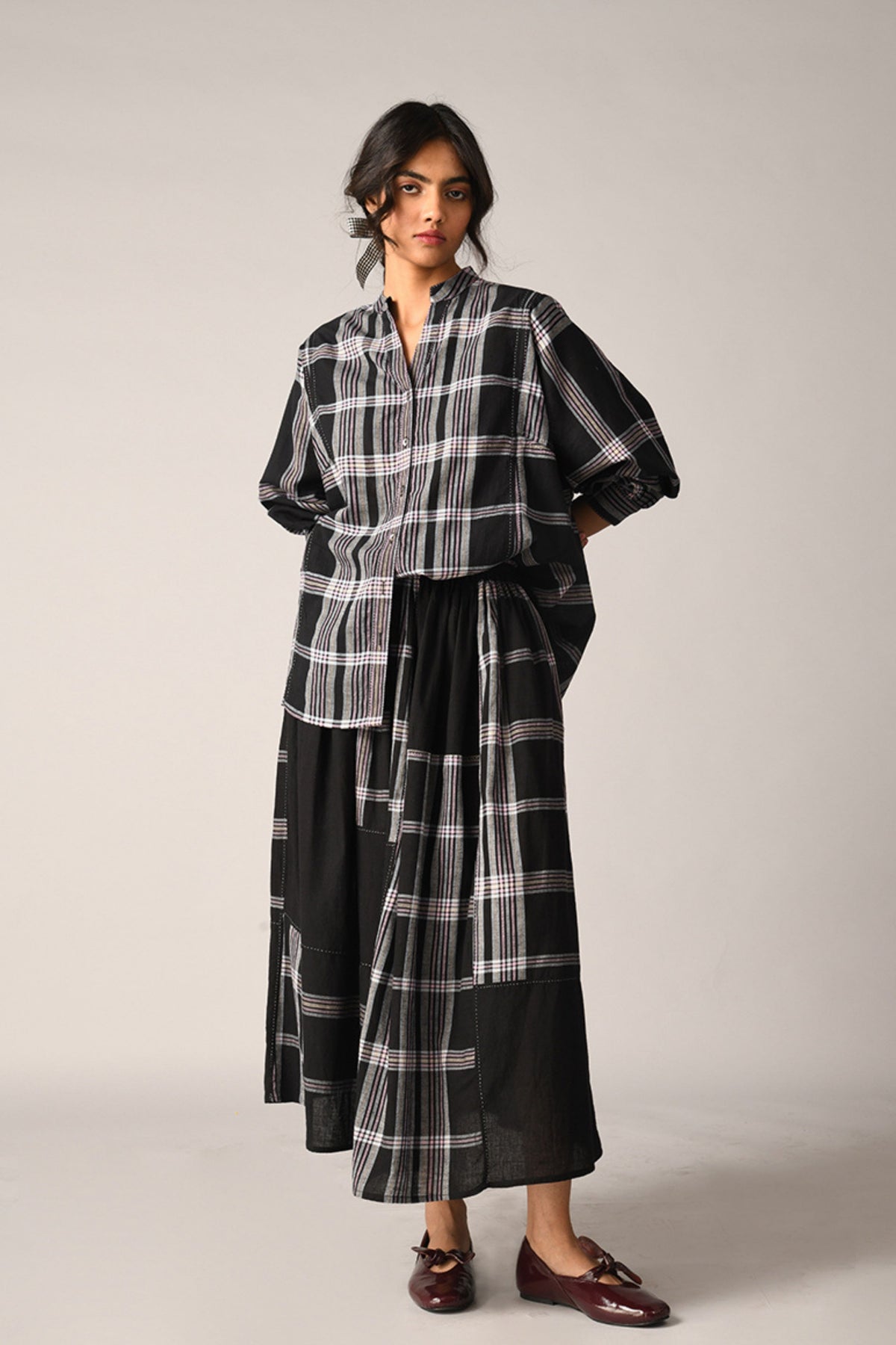 Iwara Oversized Panel Shirt