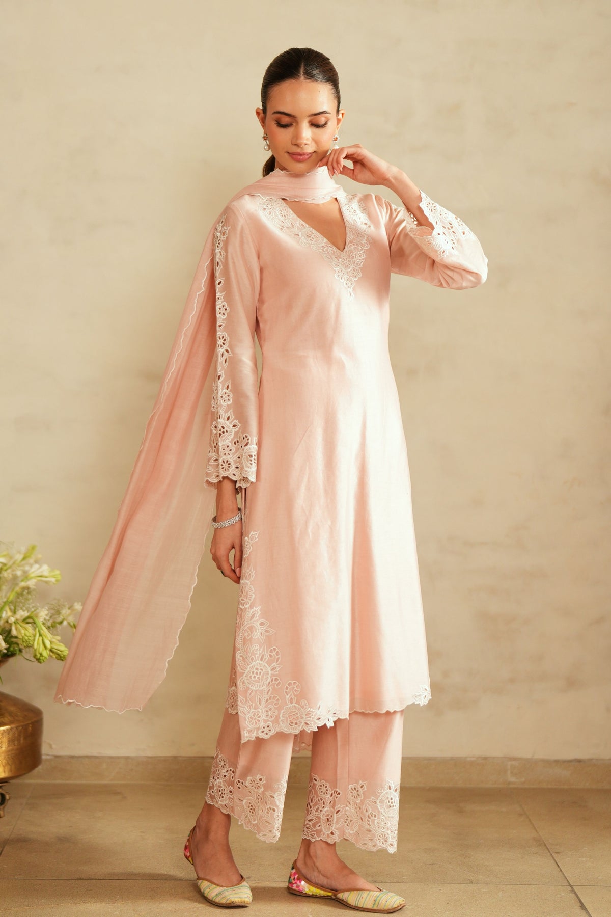 Rituals Baby Pink Kurta Set
