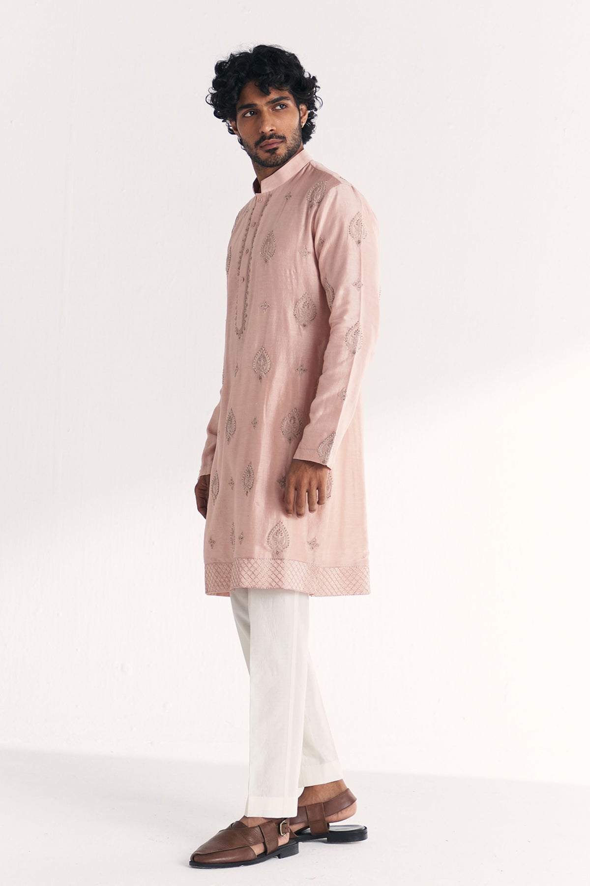 Umber Pink Kurta Set