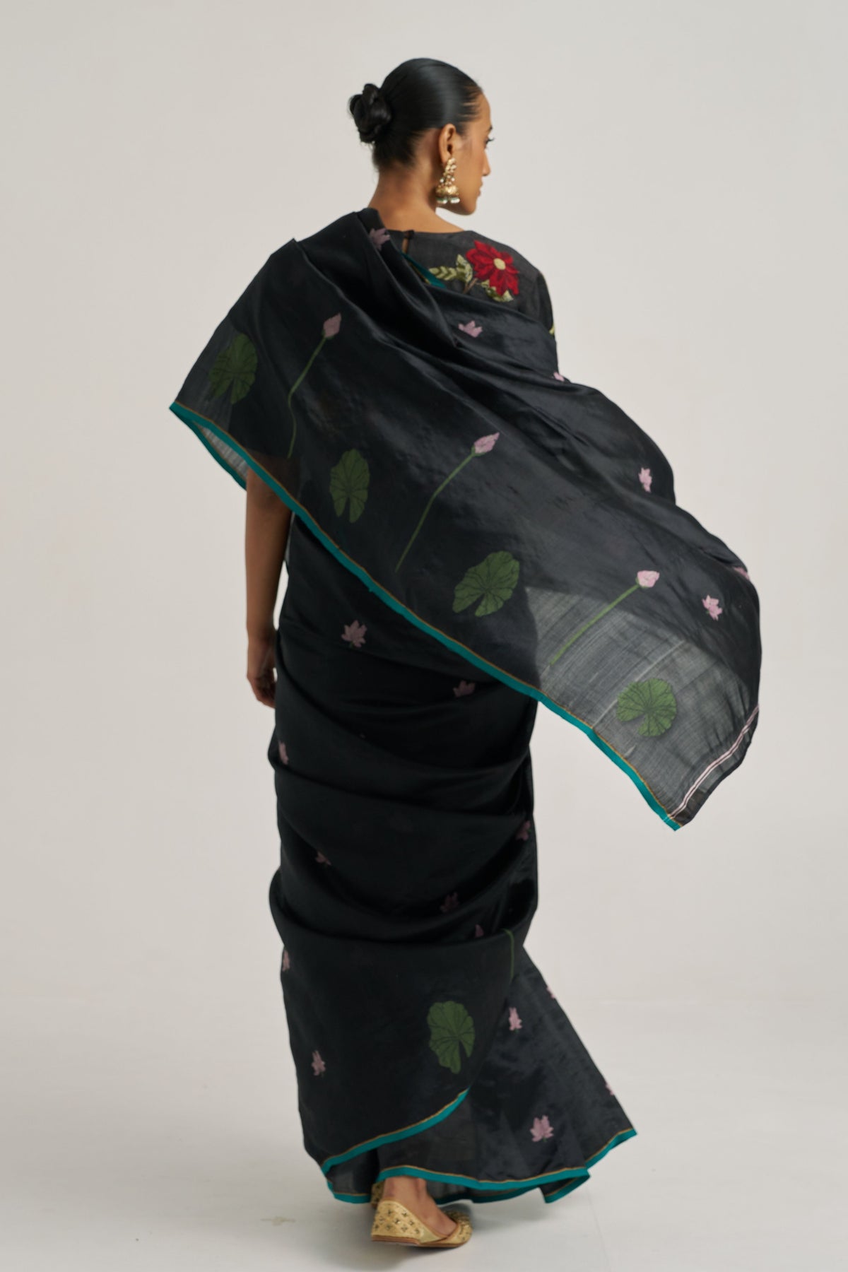 Vani Black Saree