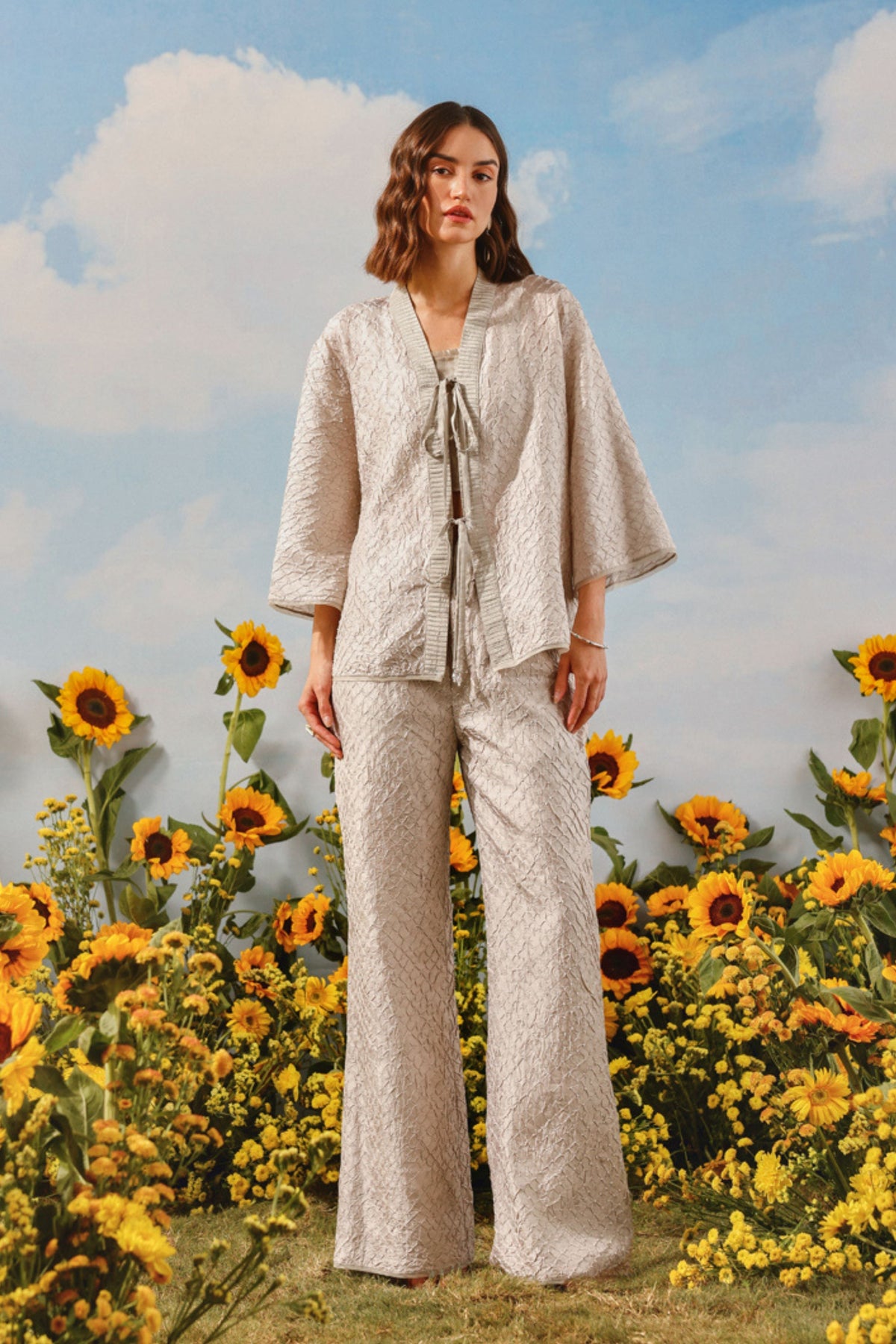 Crushed Bandhani Pants