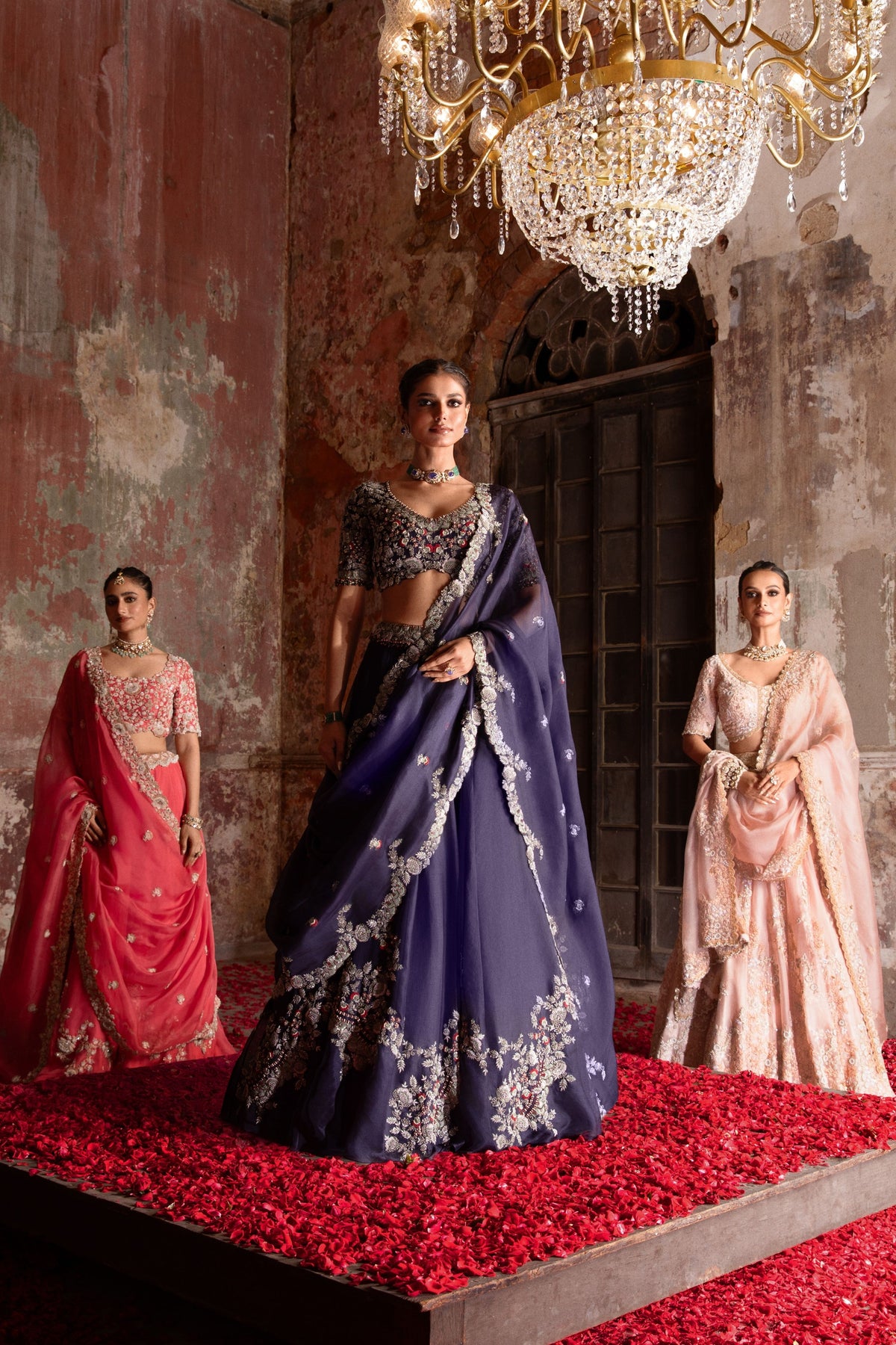 Flamingo Lehenga Set