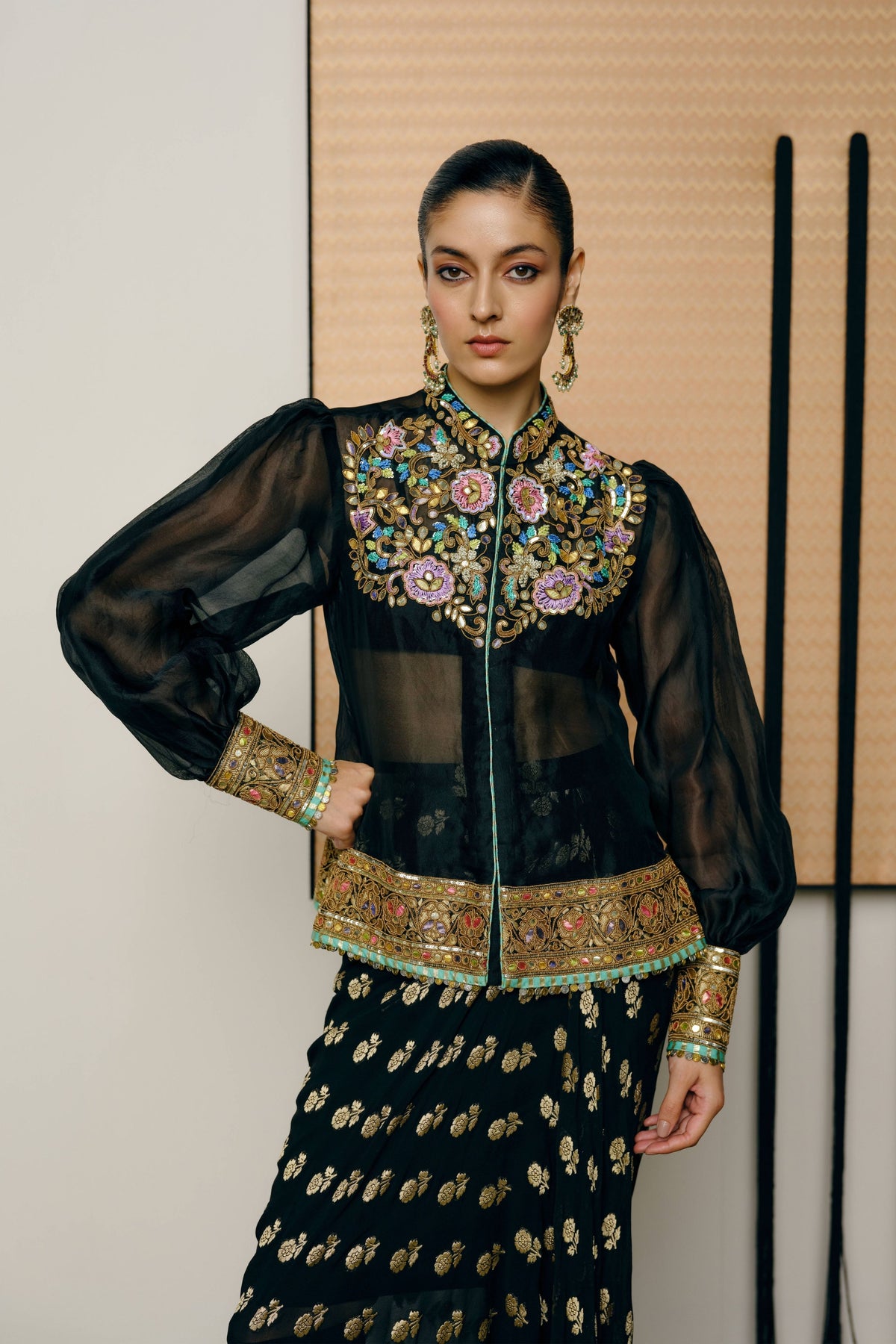 Shikha Shirt Skirt Set