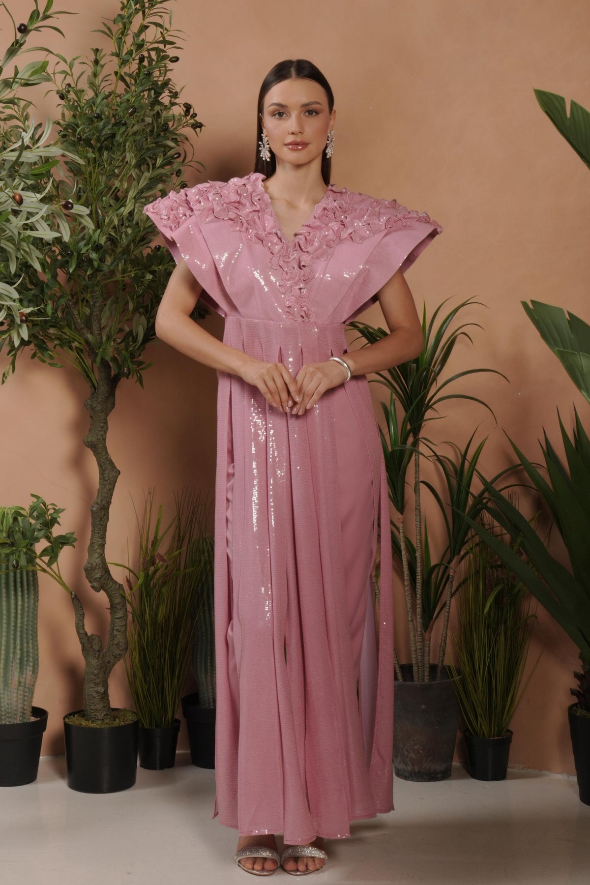 Structured Pannel Set With Pants
