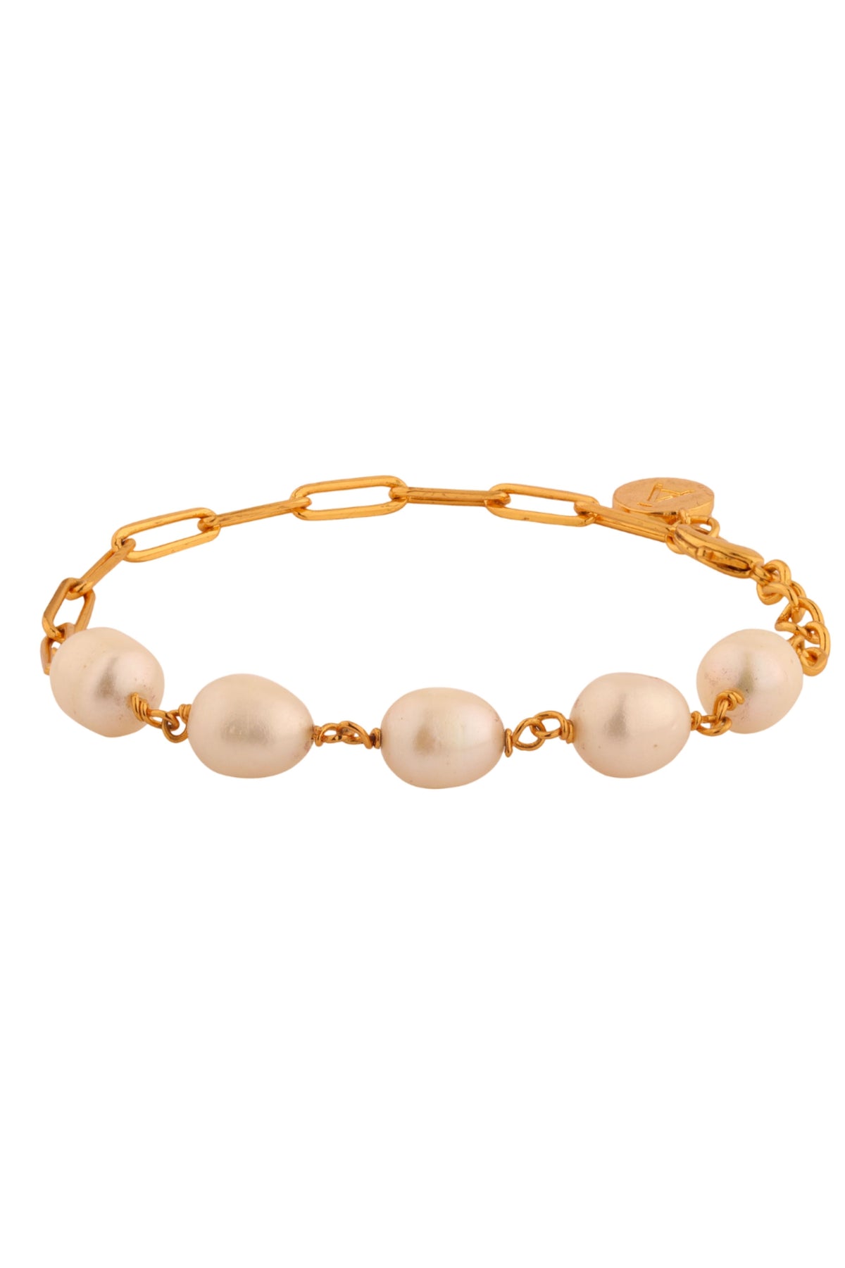 Linked Pearl Bracelet