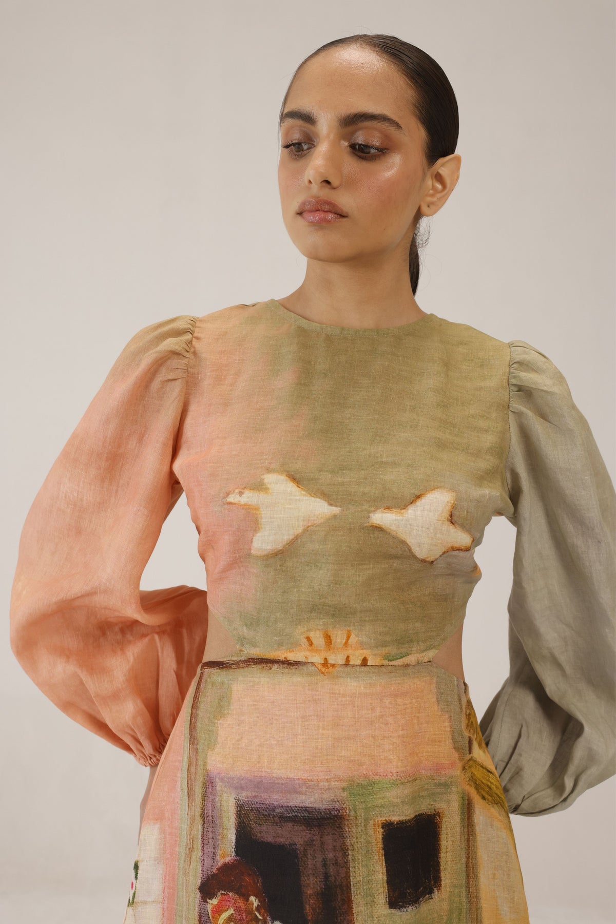 Voluminous Euro Long Dress