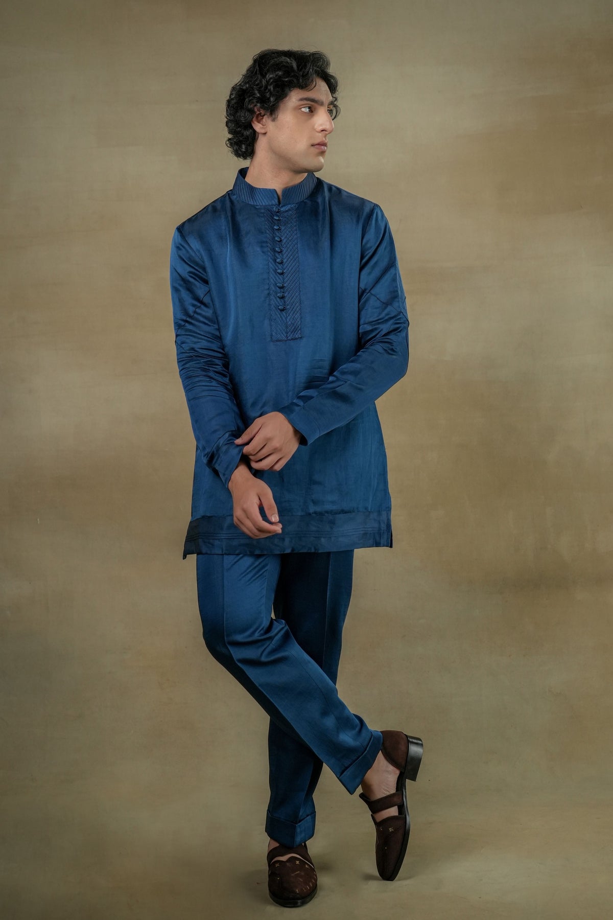 New Teal Short Kurta Set