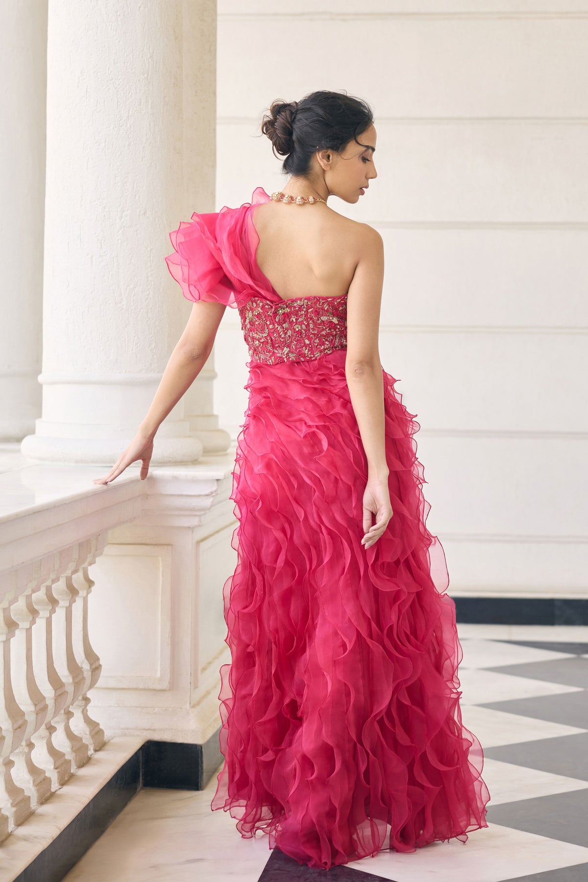 Bougainvillea Gown