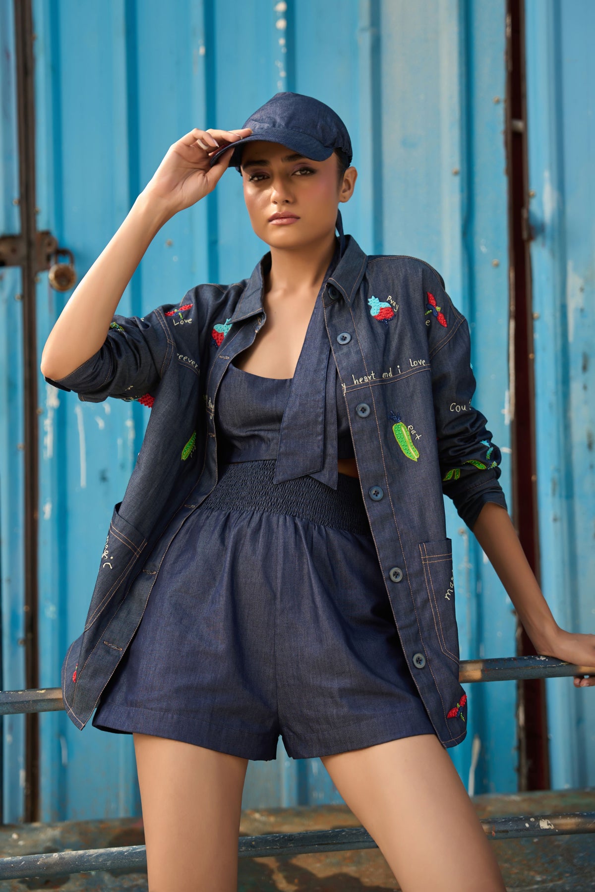 Dark Blue Top