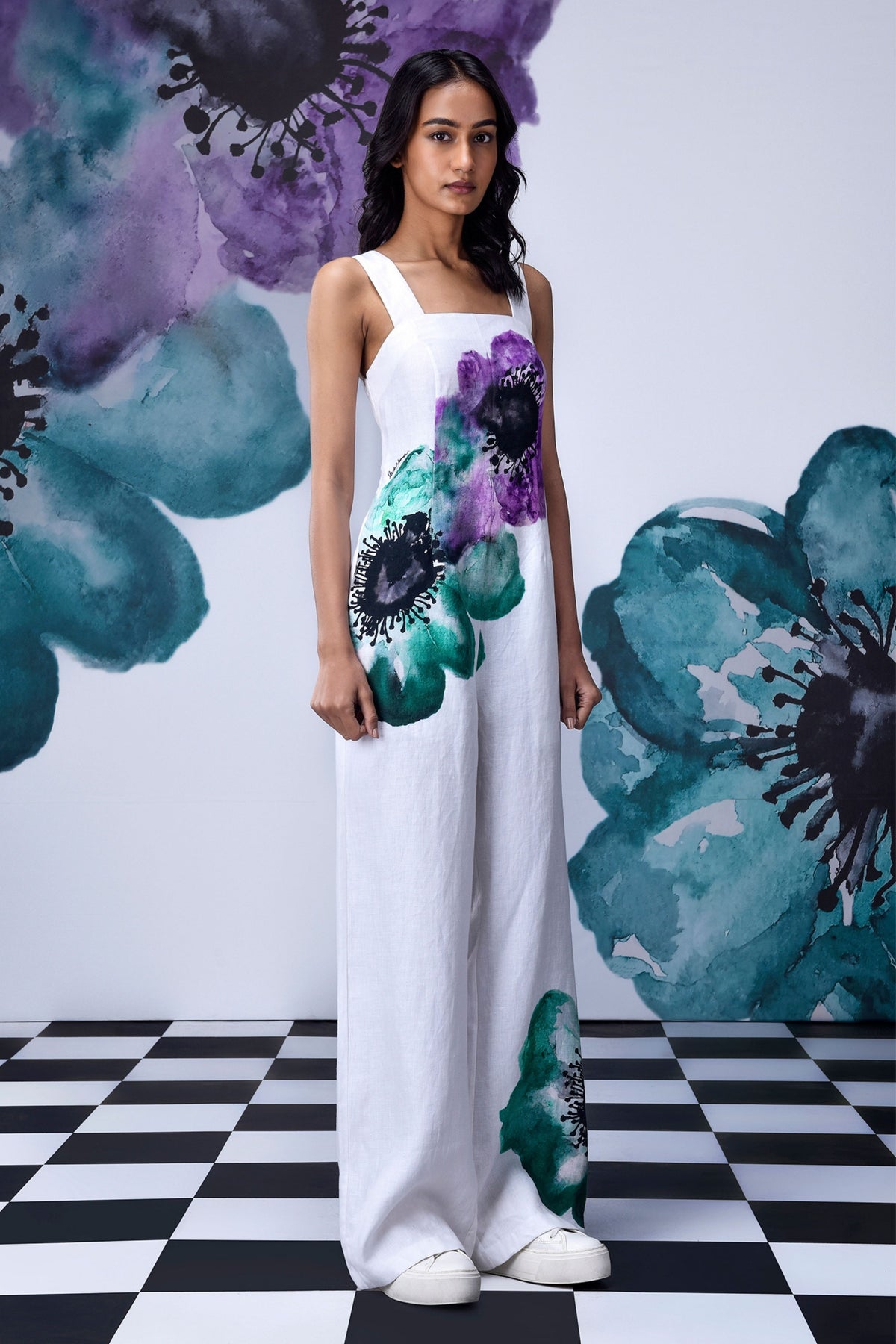 Anemone Flower Dungaree White Coral