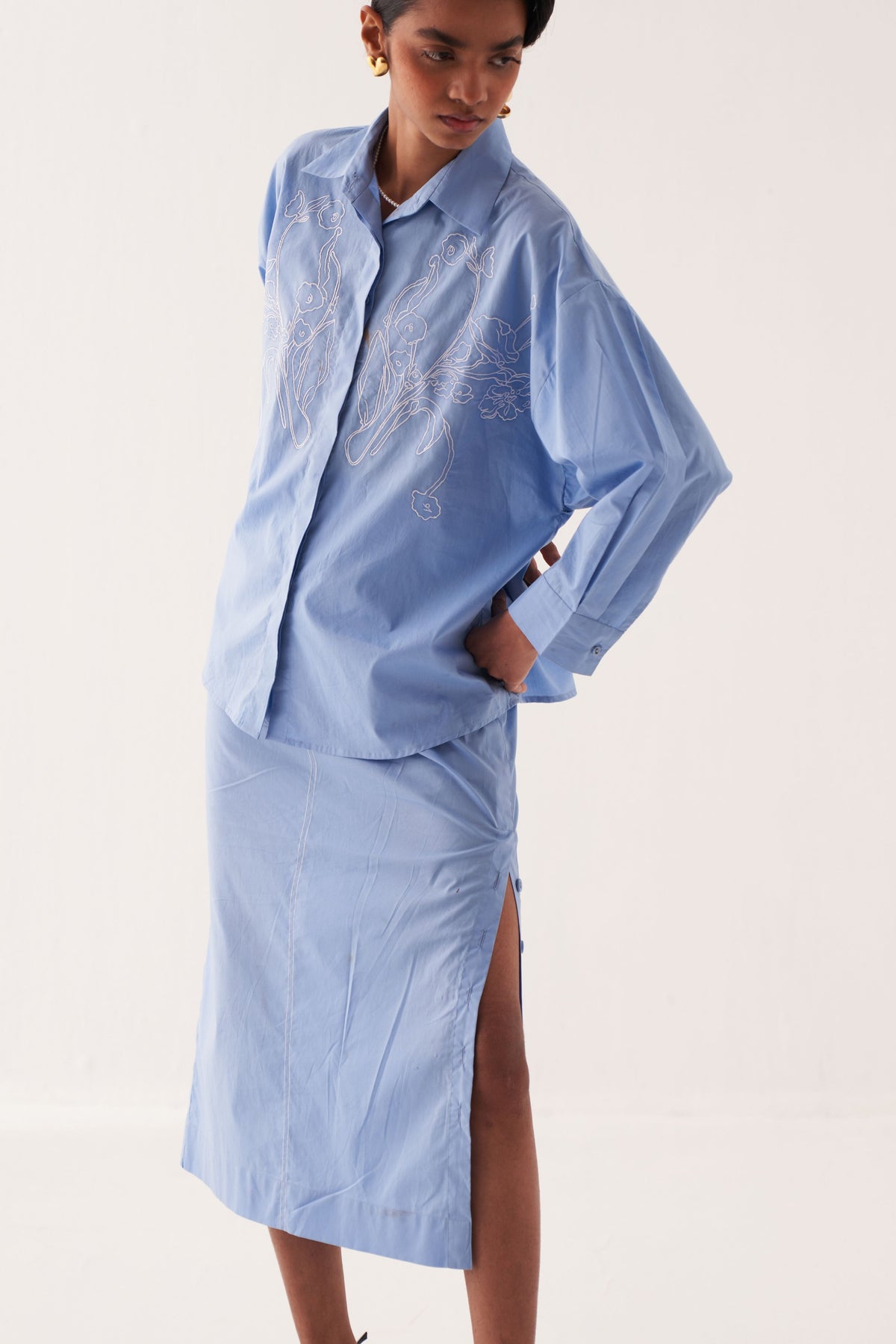 Sky Fleur Shirt