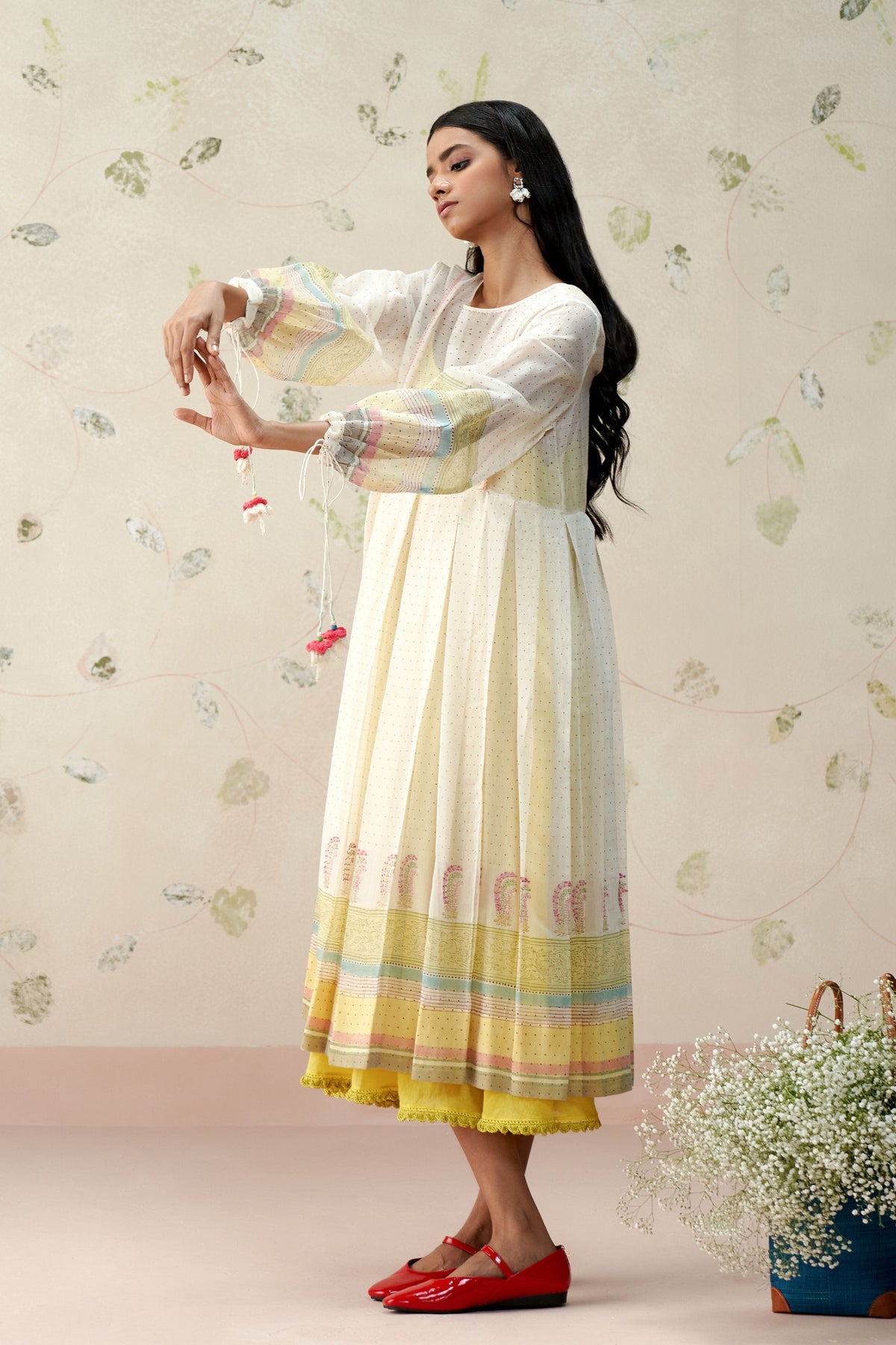 Iris Eggshell Dress