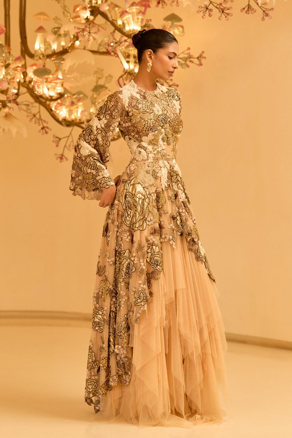 Gilded Skirt Set