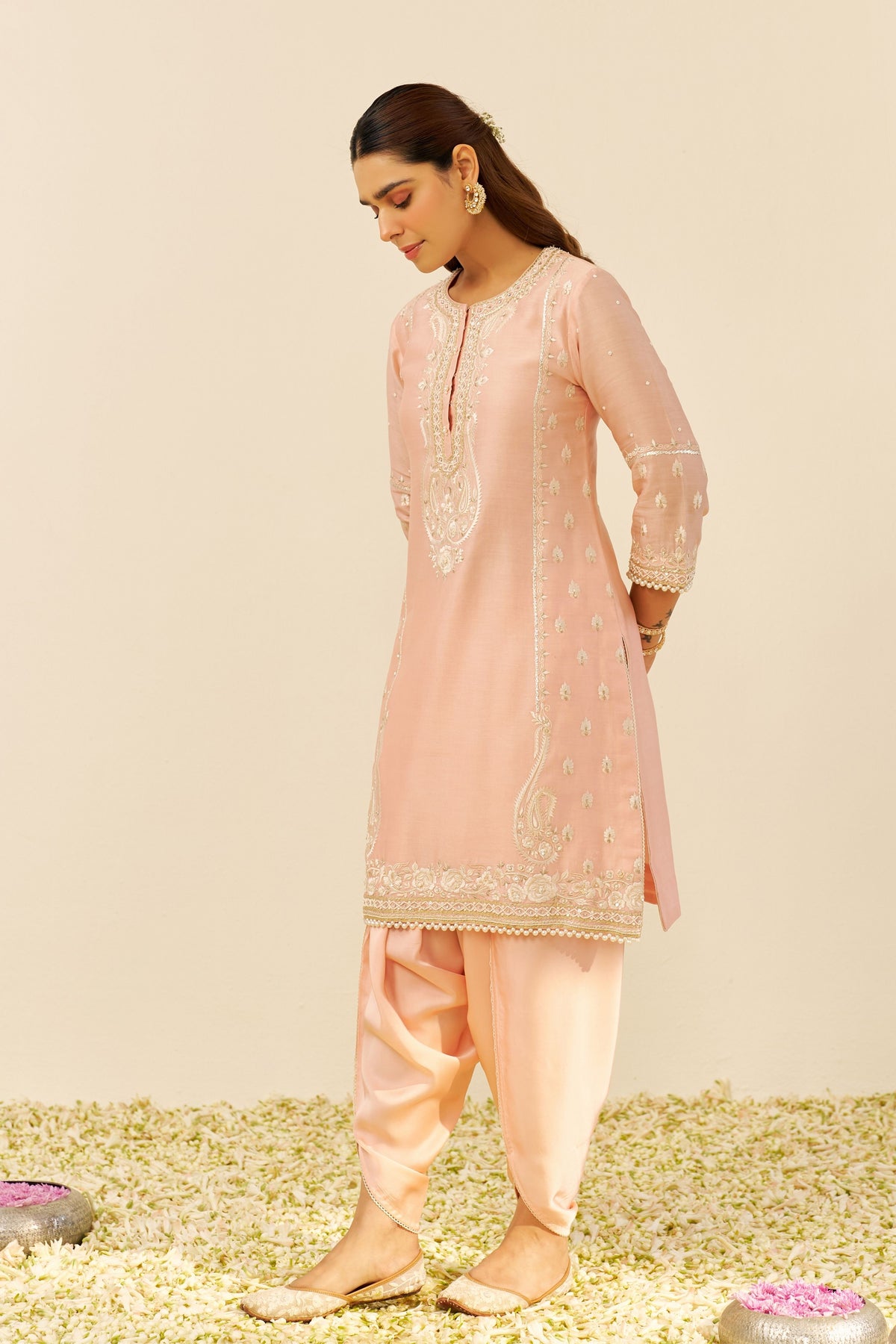 Zahra Rose Kurta Set