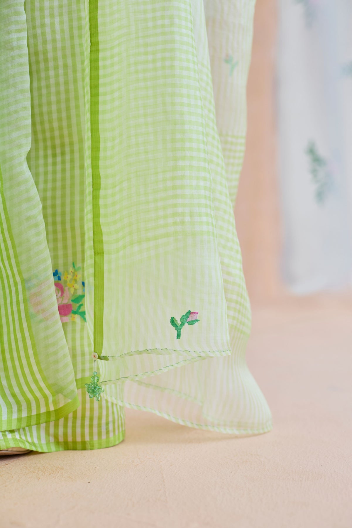 Flower Song Jamdani Sari