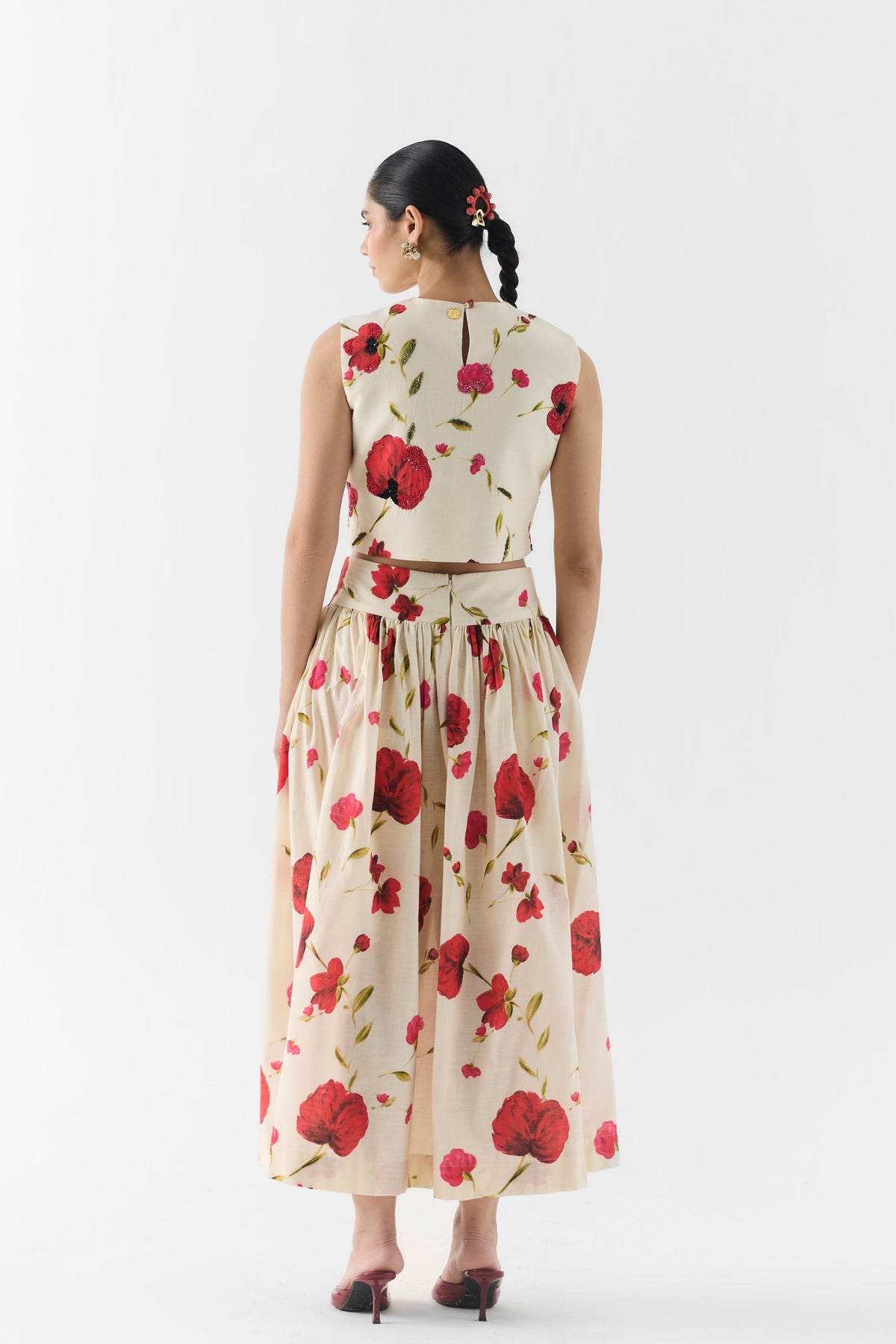 Sisley Rose Skirt Set