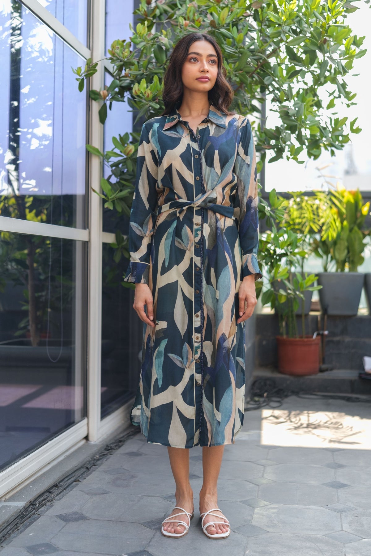 Floral Tie Dress