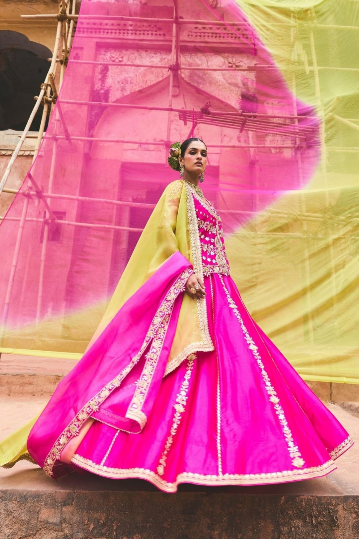 Gulara Rajputi Lehenga Set