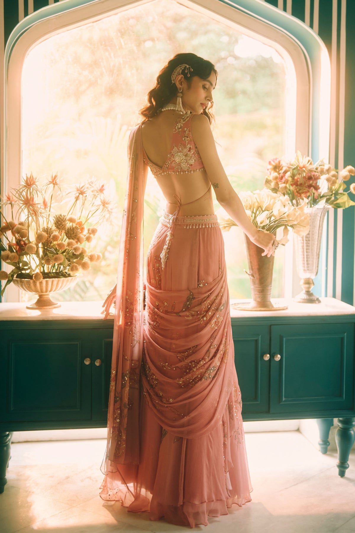 Reverie Draped Saree Set