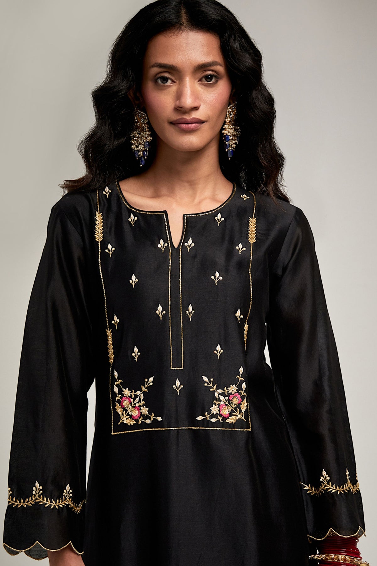Black Kurta Set