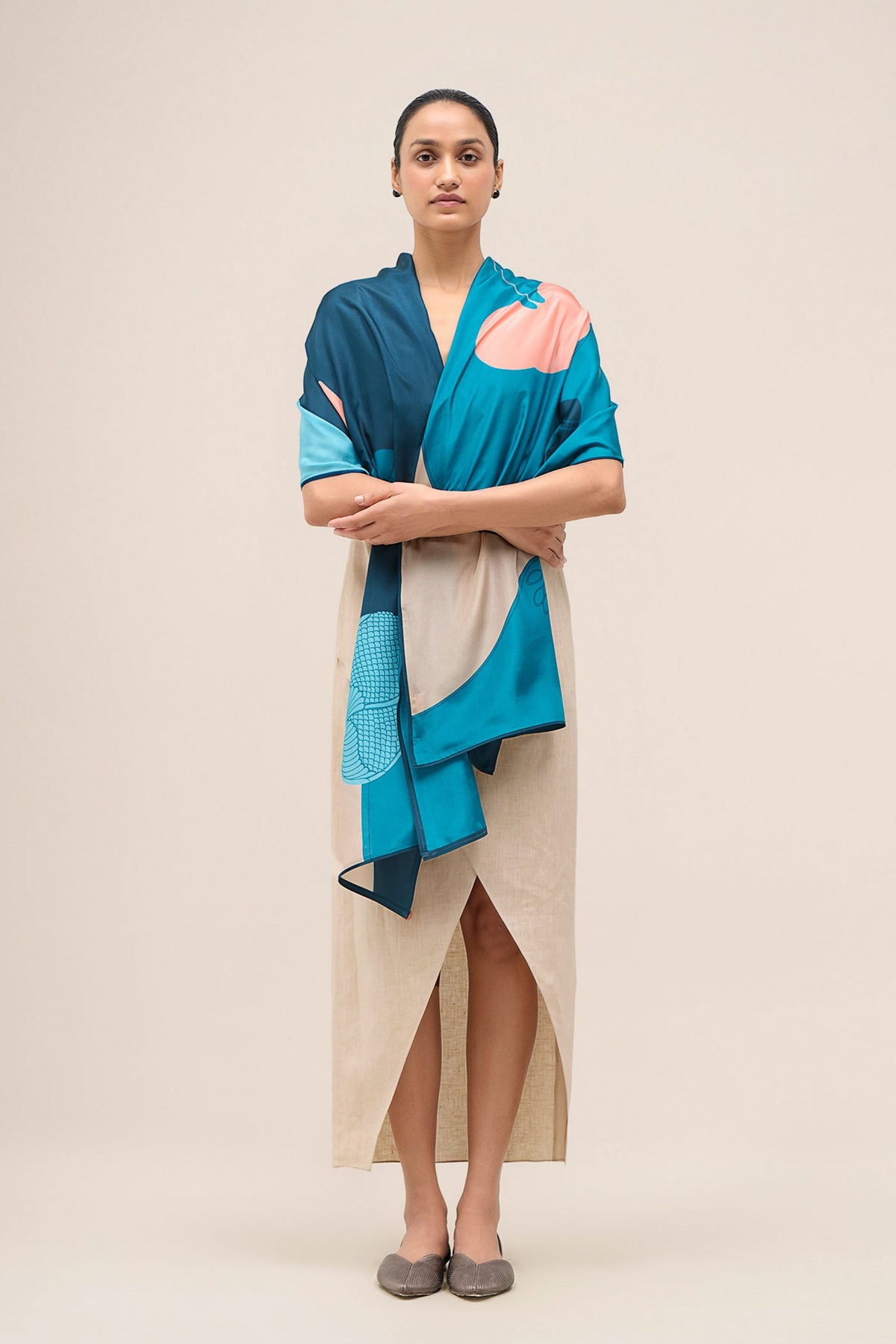 Shabgul Blue Scarf
