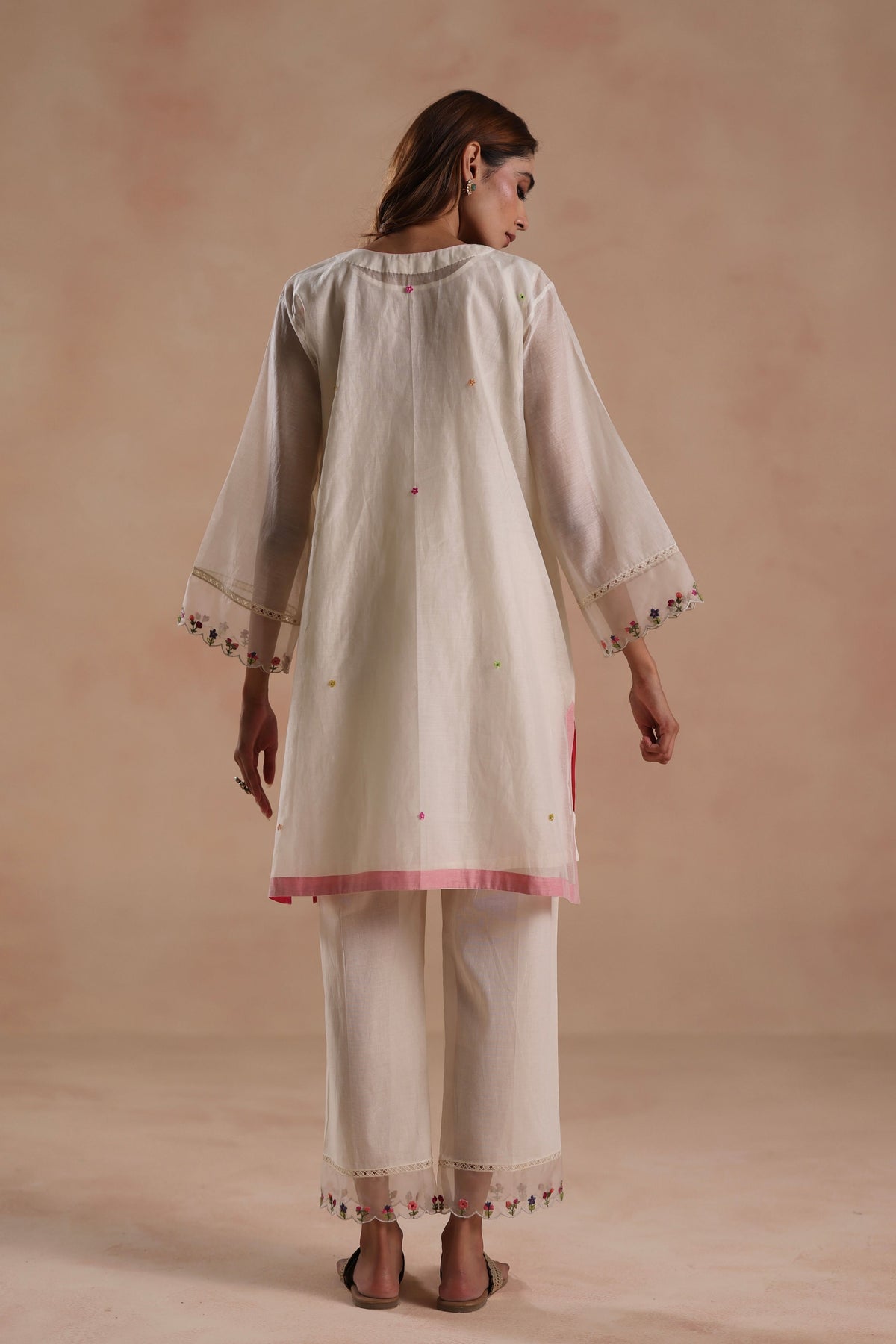 Raina Ivory Tunic Set