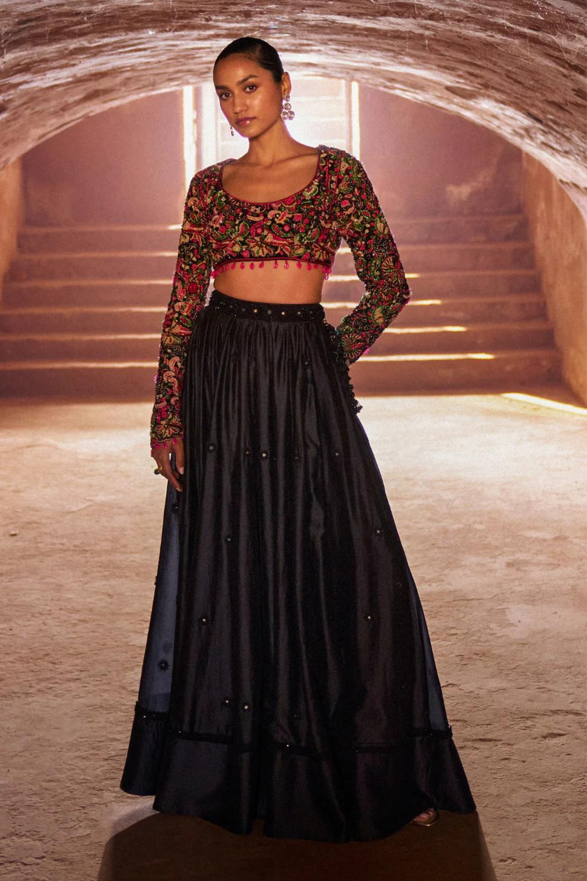 Tapestry Blouse lehenga dupatta set