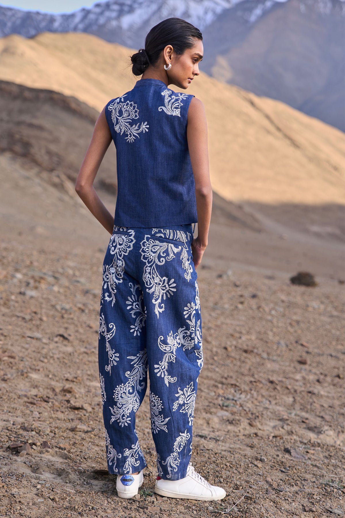 Embroidered Waistcoat Set
