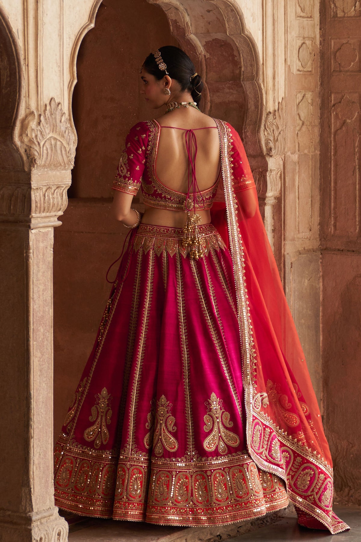 Amara Pink Lehenga Set