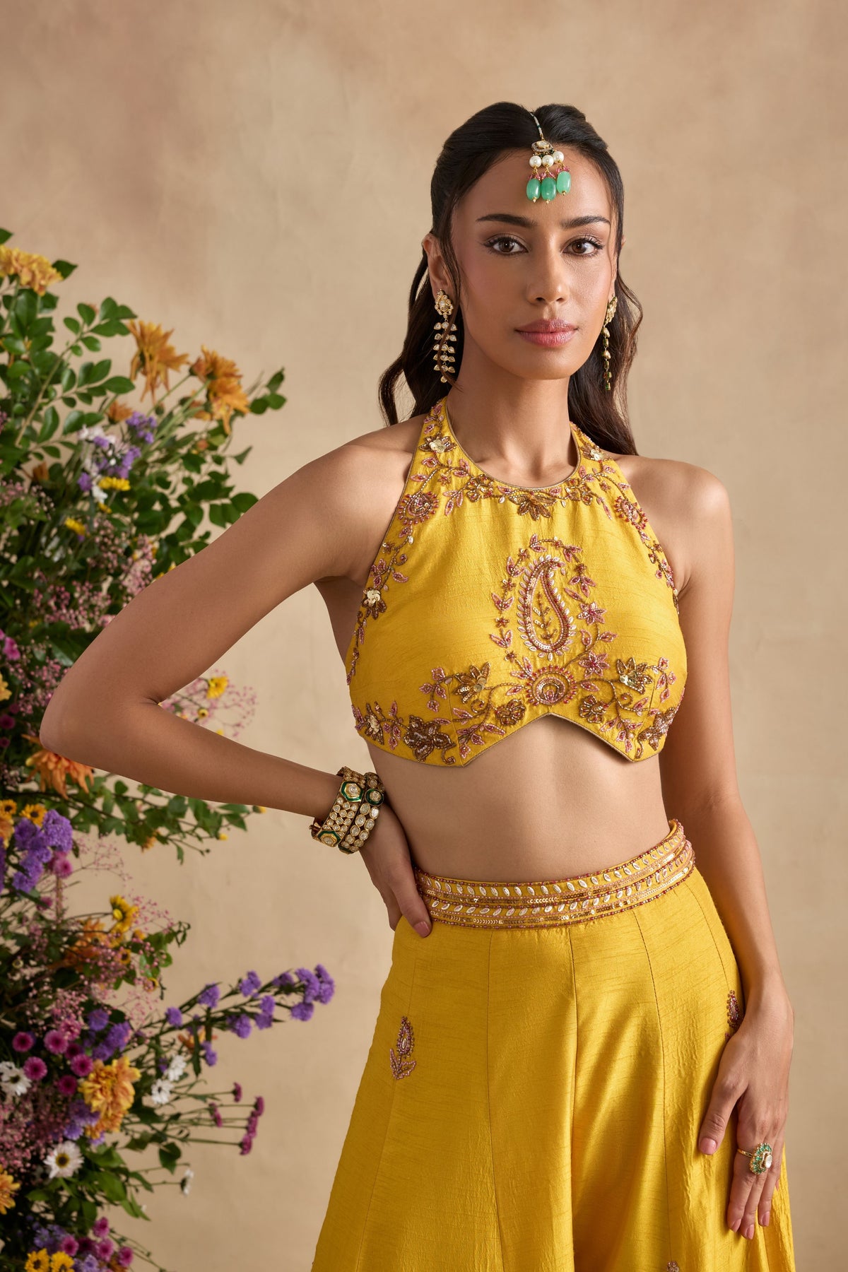 Aneeka Amber Cape Set