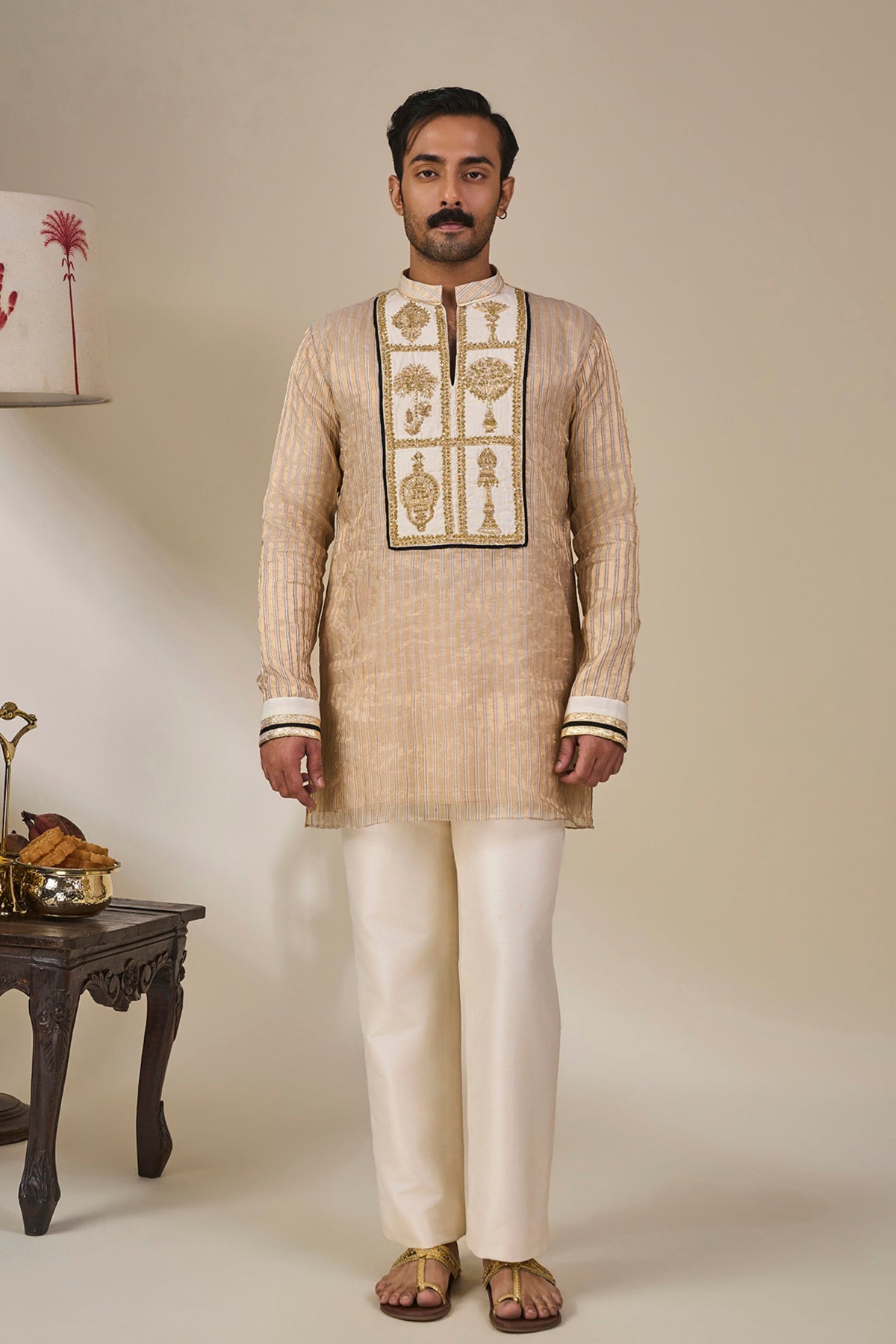 Ivory Kochi Conch Pants Set