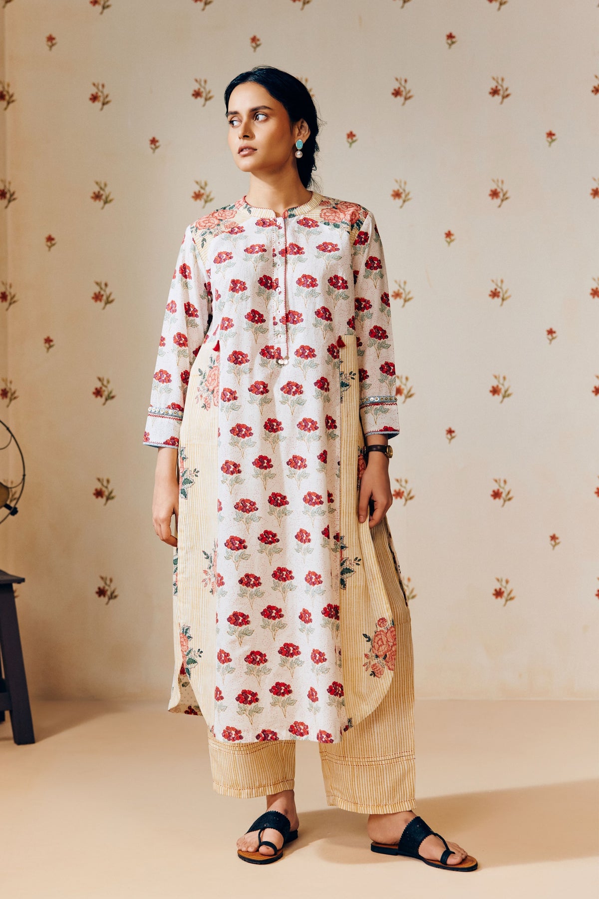 Handwoven Khadi Kurta Set